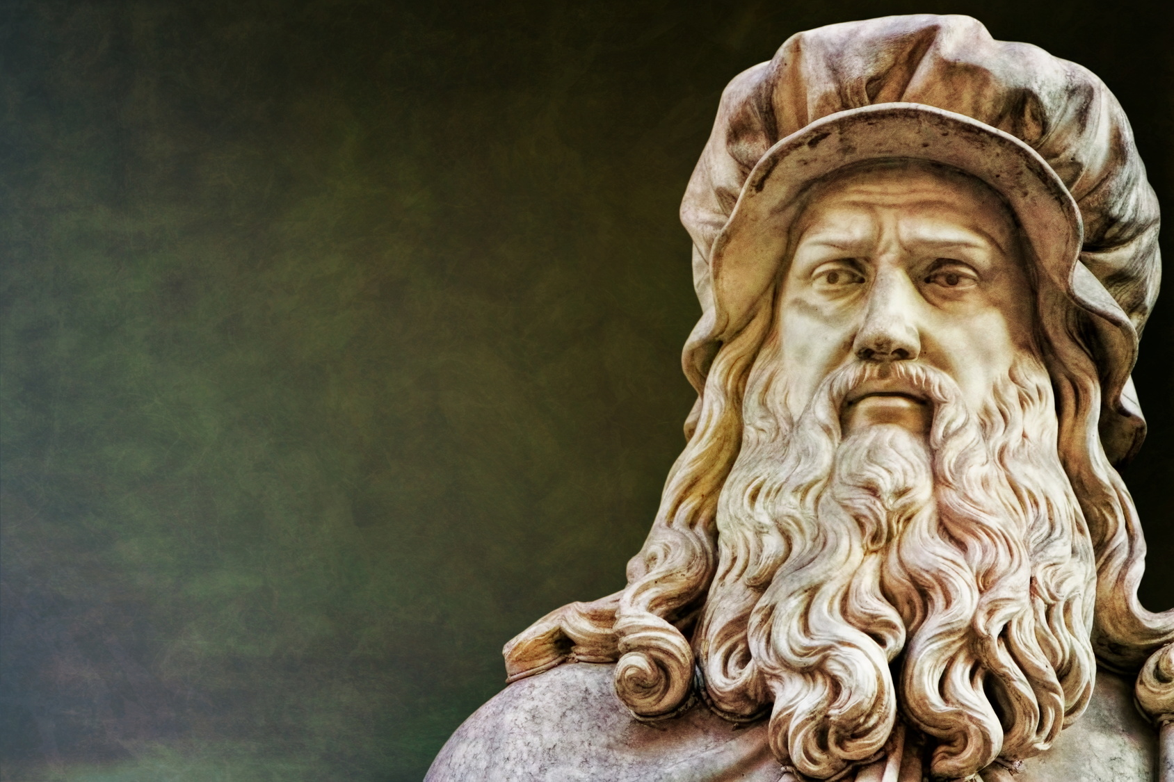 Sculpture de Léonard de Vinci à Florence. ©&nbsp;ArTo, fotolia