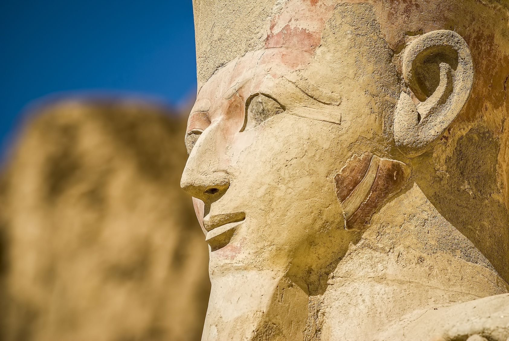 Qui sont les plus grands pharaons de l'Égypte ancienne ? Ici, le sphinx de Gizeh ; son visage pourrait représenter celui de Khéops. © BlackMac, Fotolia
