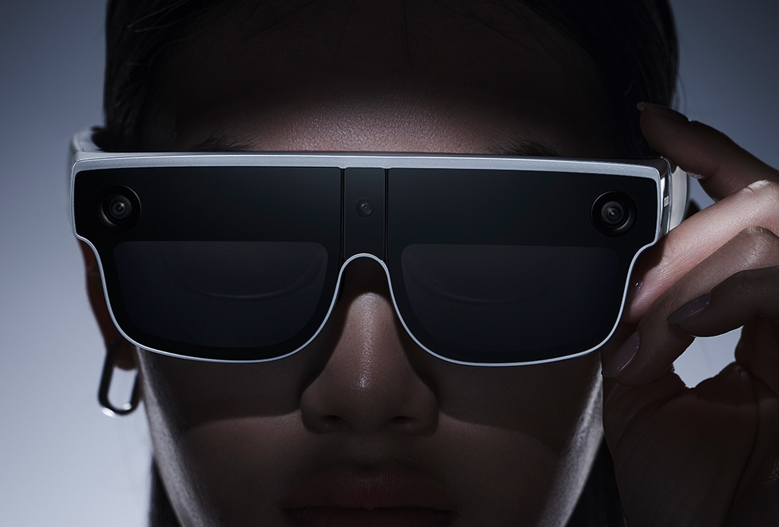 Les nouvelles lunettes de réalité augmentée de Xiaomi sont ultralégères. © Xiaomi