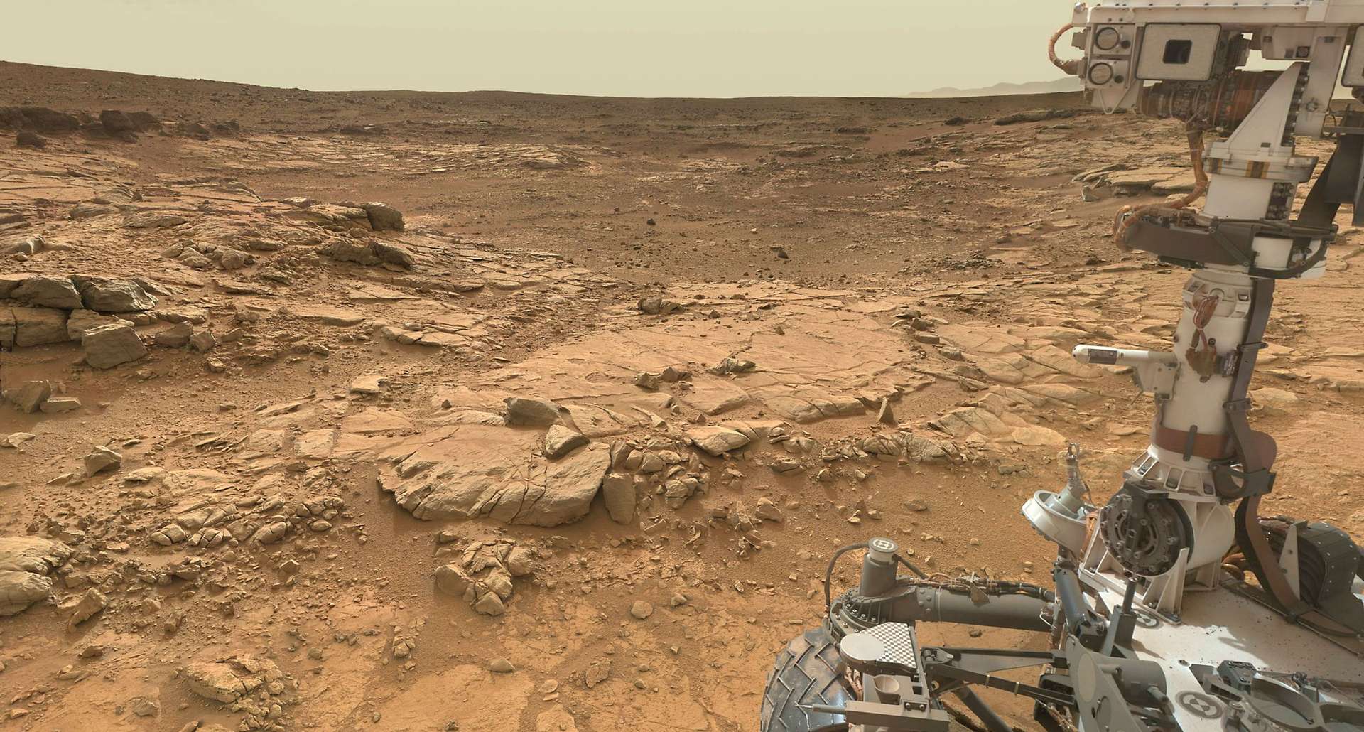 Le rover arpente le paysage martien depuis 10 ans maintenant. © Nasa