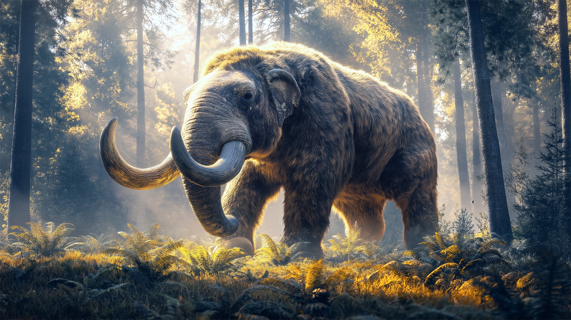 La disparition des mastodontes a fortement impacté les écosystèmes. © Prompt World, Adobe Stock
