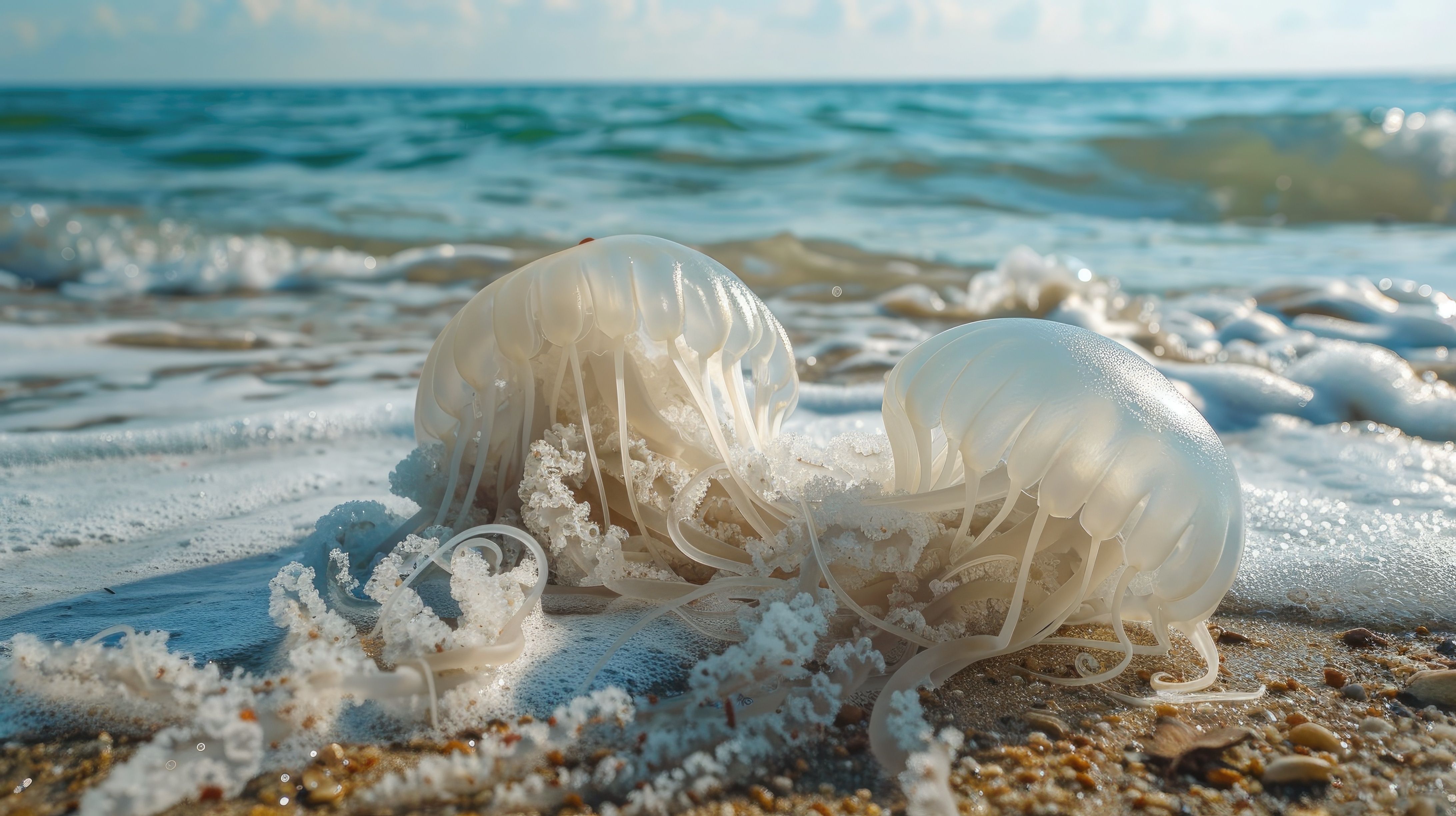 Il est dorénavant possible de savoir sur quelles plages les méduses ont été repérées, le jour même, ou les jours précédents. © r 2rogan, Adobe Stock