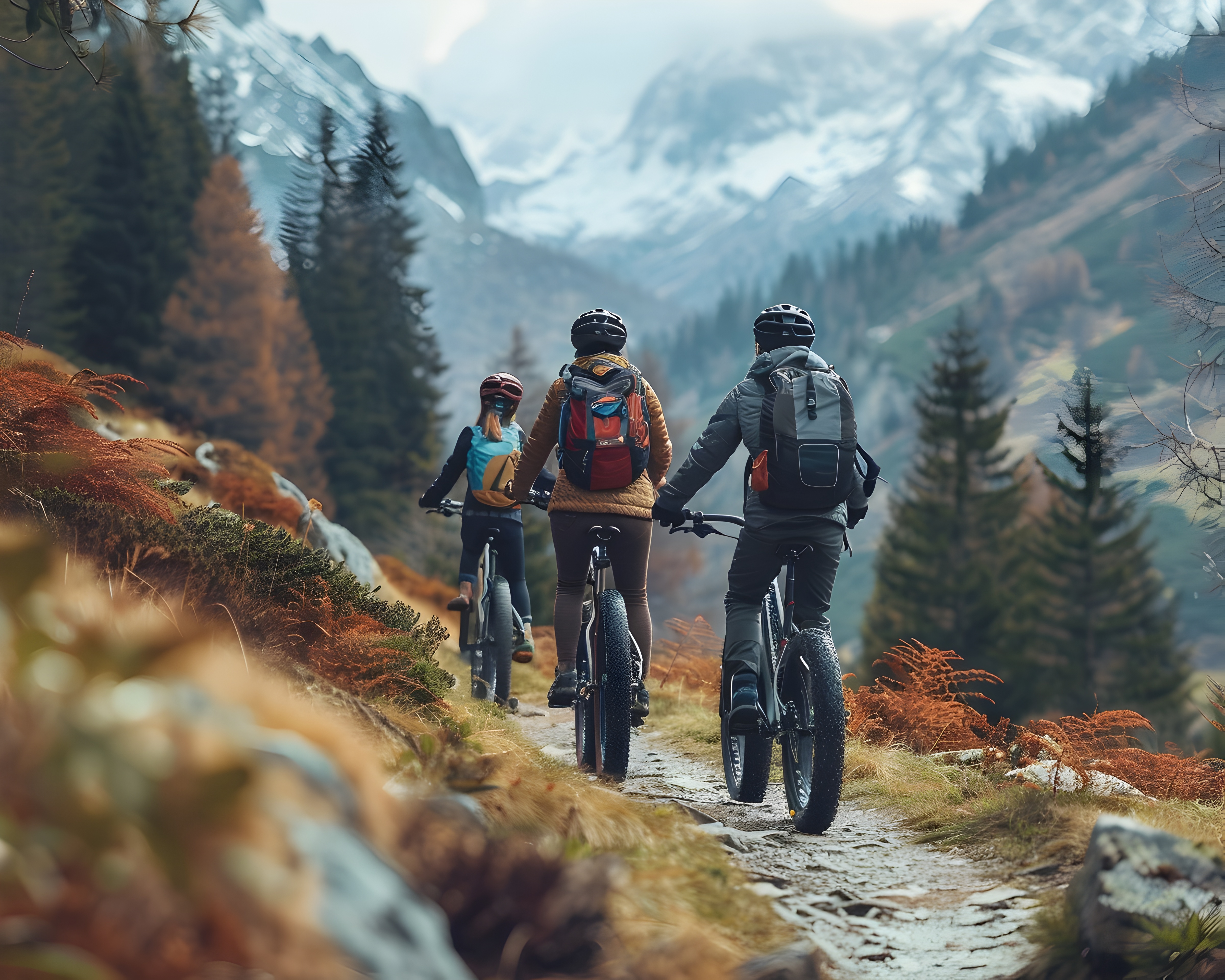 Les vélos électriques de randonnée et de trekking sont les compagnons parfaits pour partir à l'aventure © Thares2020, Adobe Stock