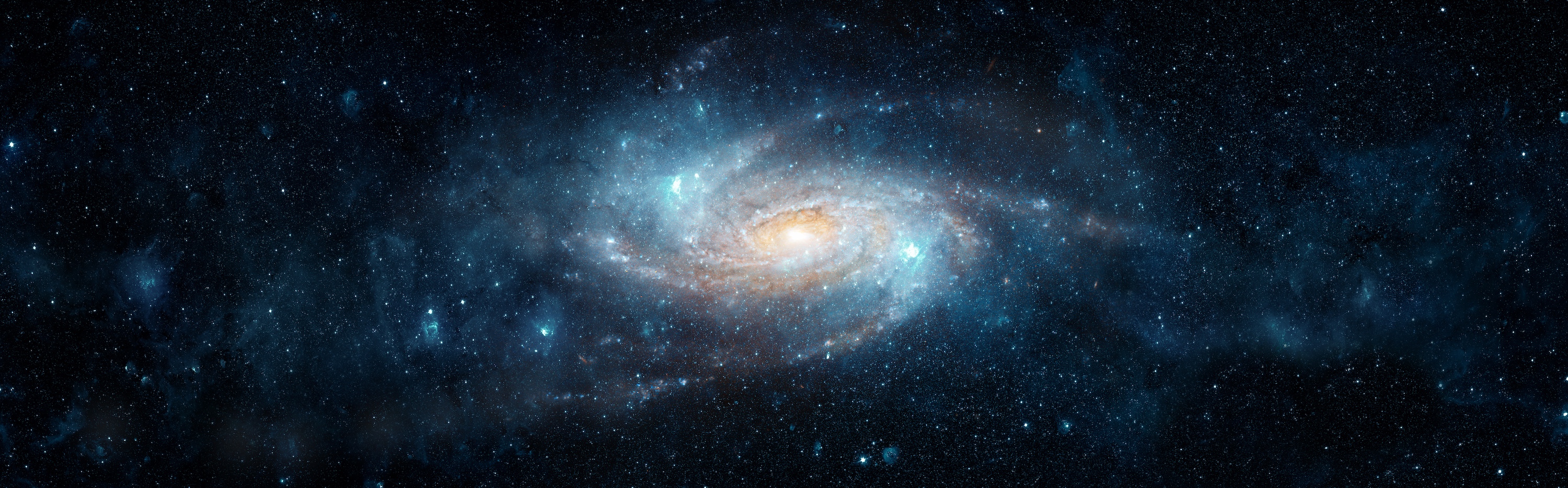 Illustration d'une galaxie spirale comparable à la nôtre, basée sur une image prise par le télescope spatial Hubble. © Tryfonov, Adobe Stock