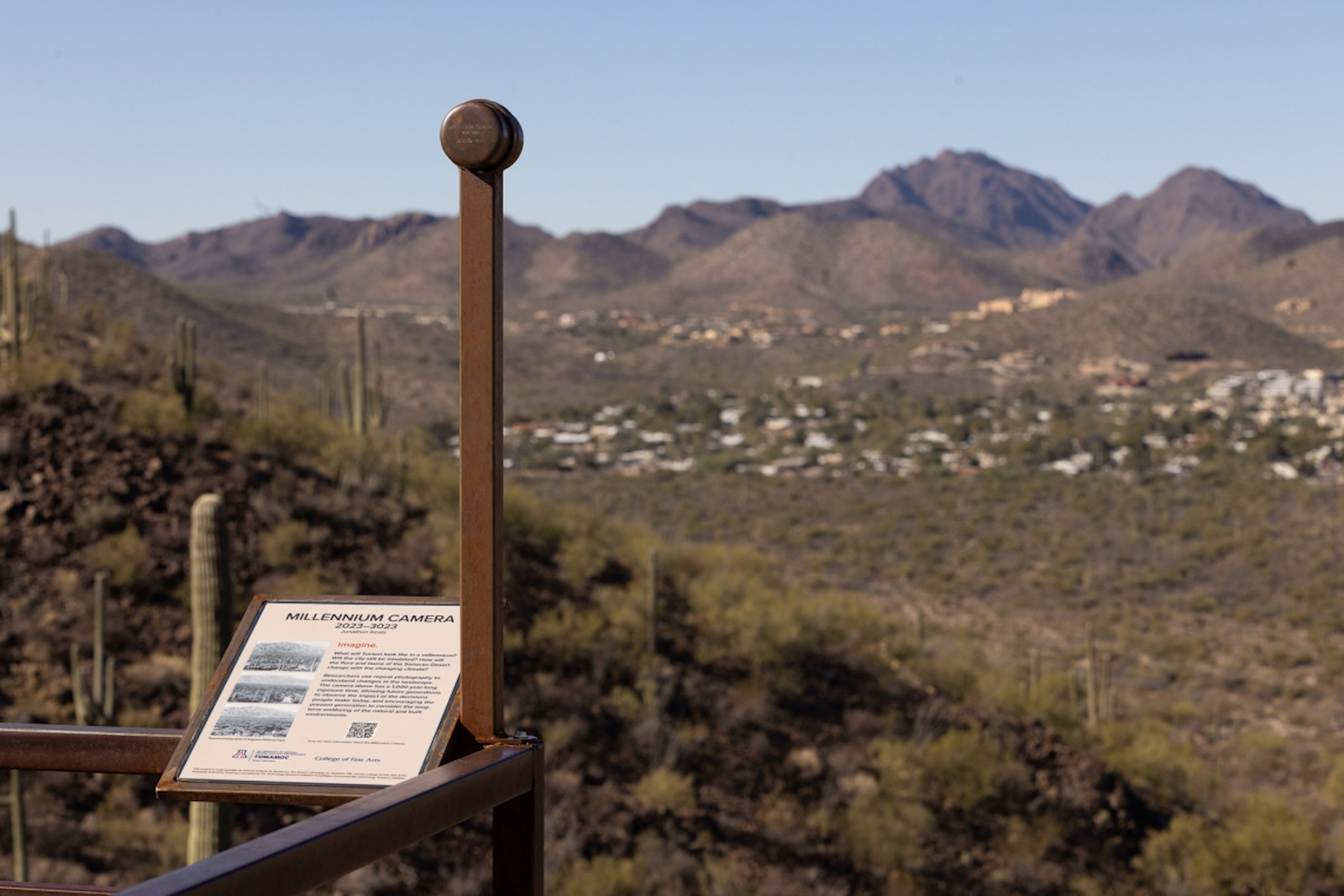 La Millennium Camera, une étrange idée qui donne rendez-vous dans 1 000 ans. © Université d'Arizona