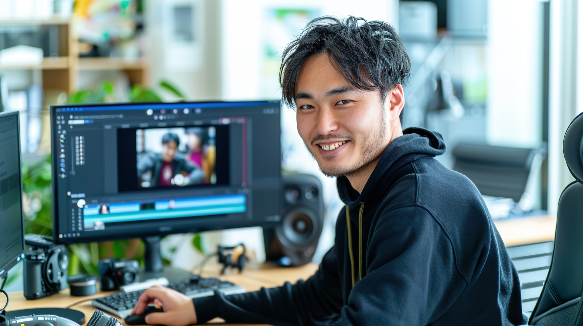 Professionnels ou débutants, découvrez la synchronisation audio-vidéo professionnelle avec Filmora ! © yukinoshirokuma, Adobe Stock