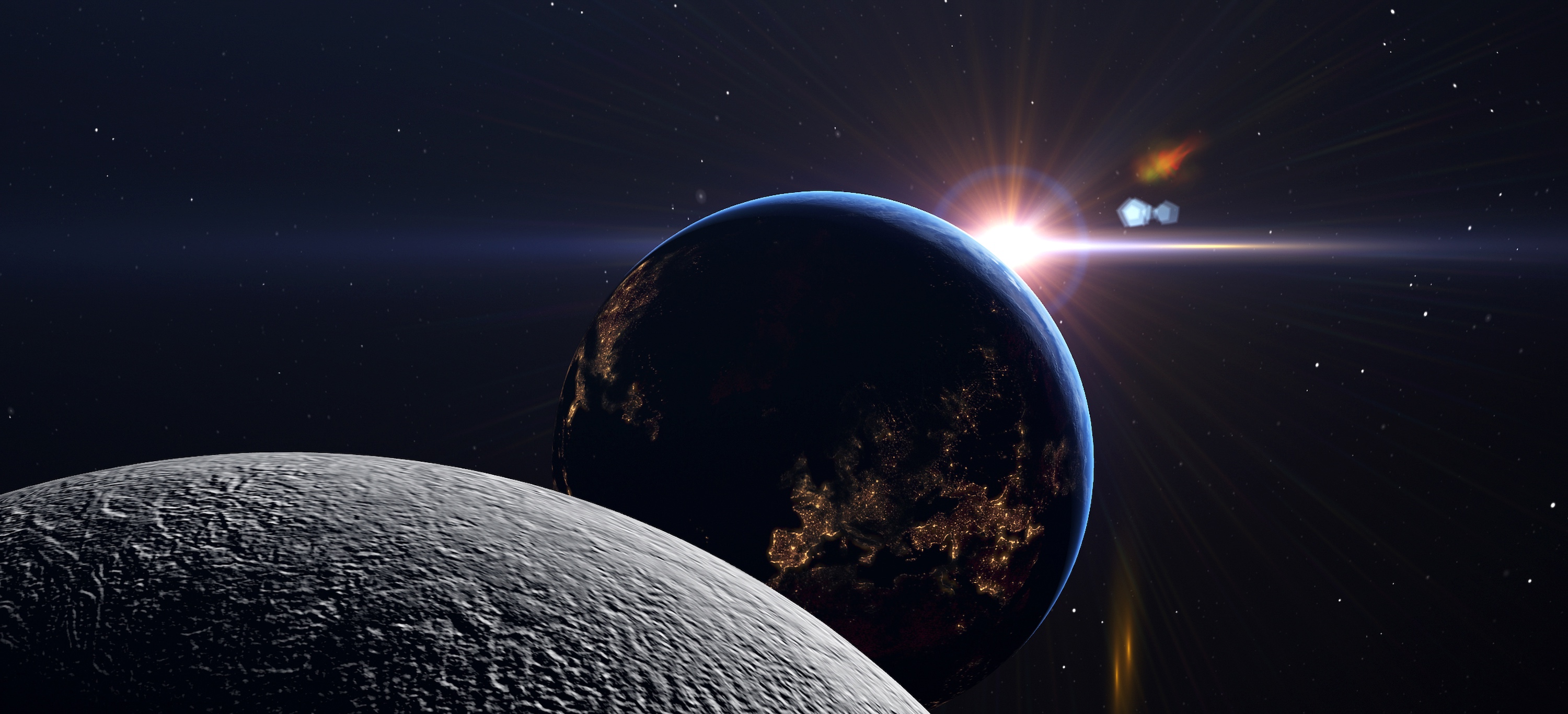 Des chercheurs pensent apporter la preuve la Lune et le Soleil exercent une influence gravitationnelle sur les organismes évoluant sur Terre. © Studio-FI, Adobe Stock