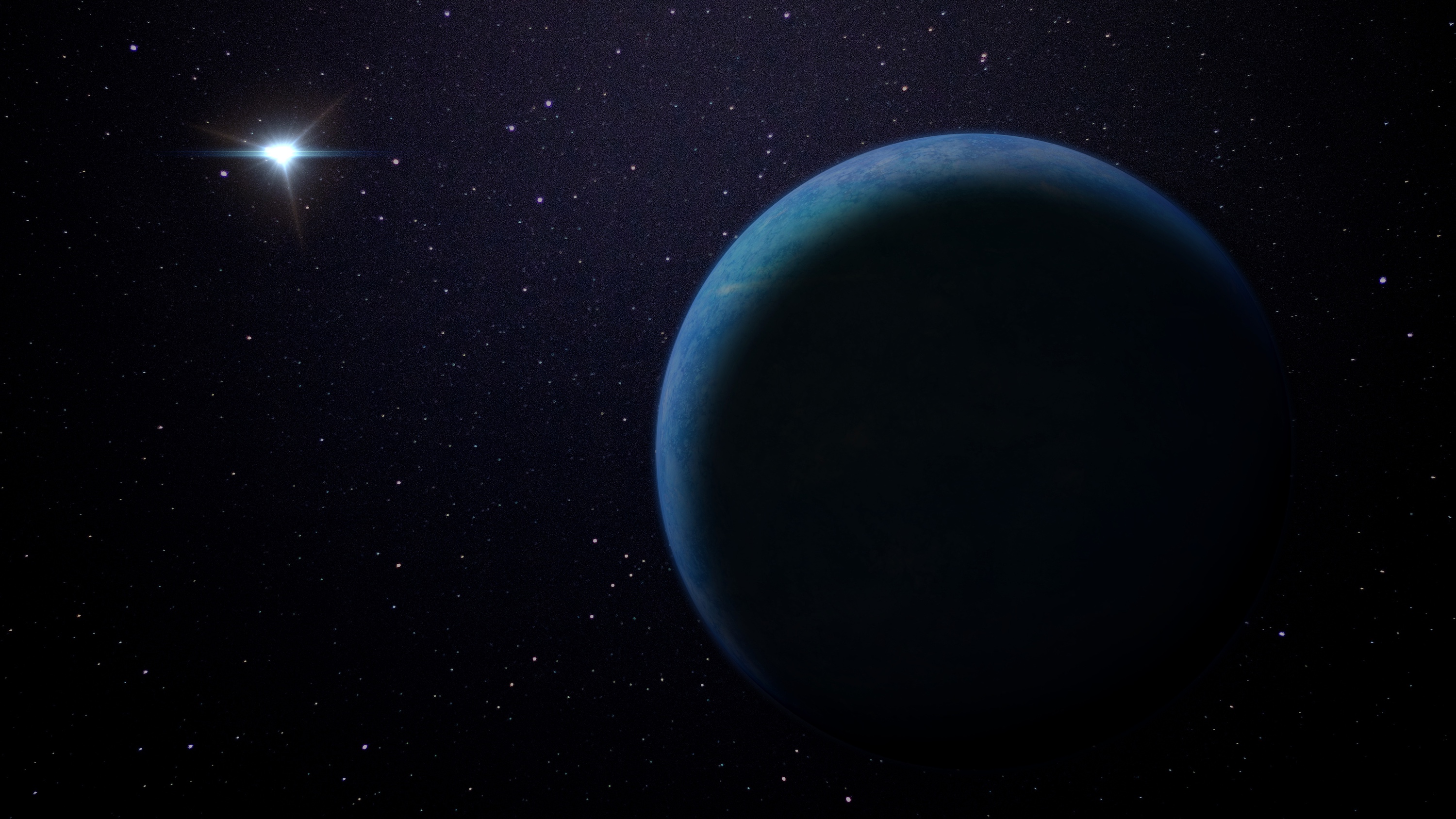 Notre Système solaire se compose de huit planètes. C’est du moins ce que l’on sait avec certitude aujourd’hui. Mais des indices pointent une neuvième planète qui pourrait toujours se cacher au-delà de l’orbite de Neptune. © dottedyeti, Adobe Stock 
