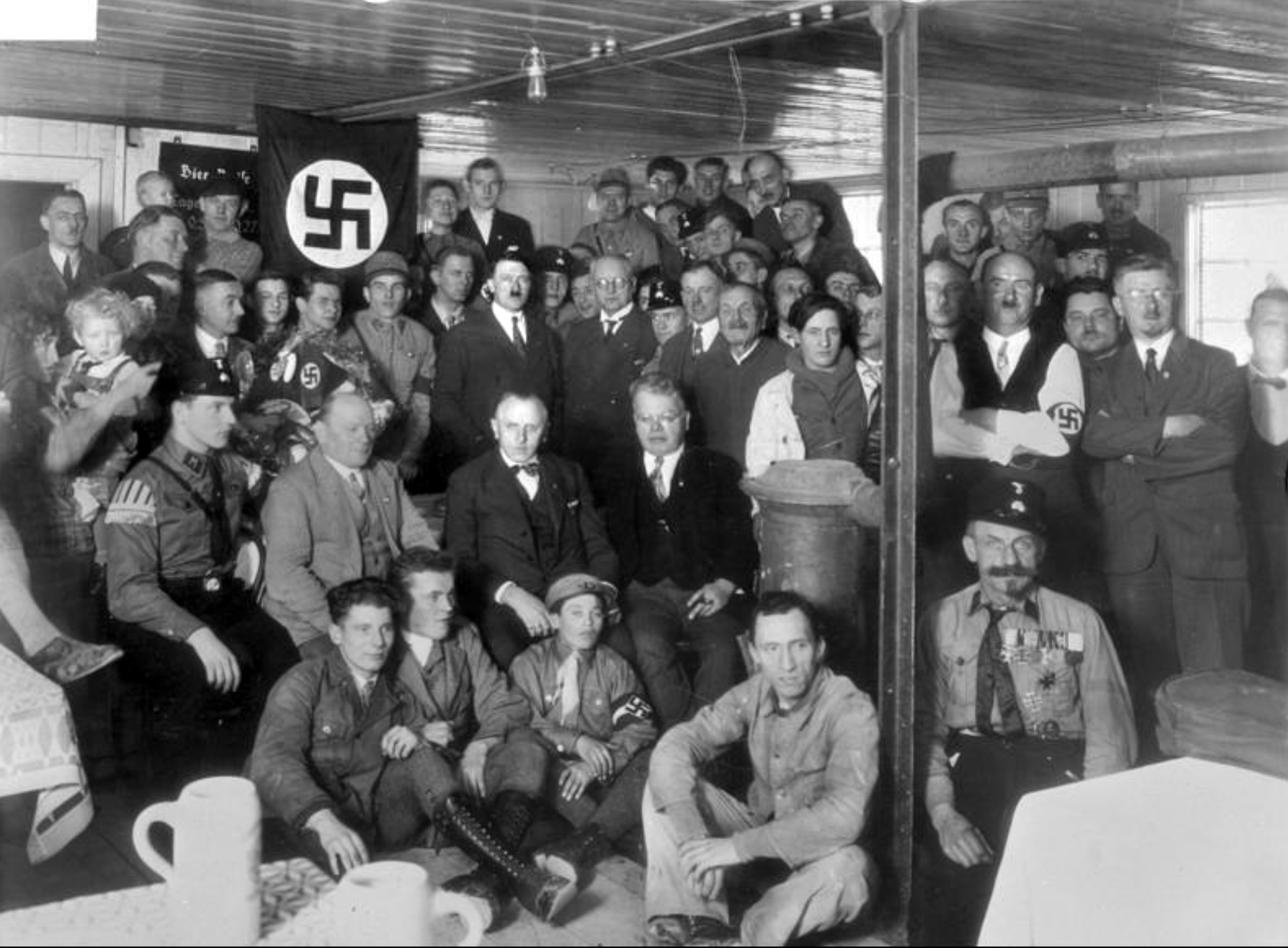 Adolf Hitler a profité de l'antisémitisme et de la crise économique pour favoriser la montée de l'idéologie nazi en Allemagne. © Commons Wikimedia, CC by-sa 3.0