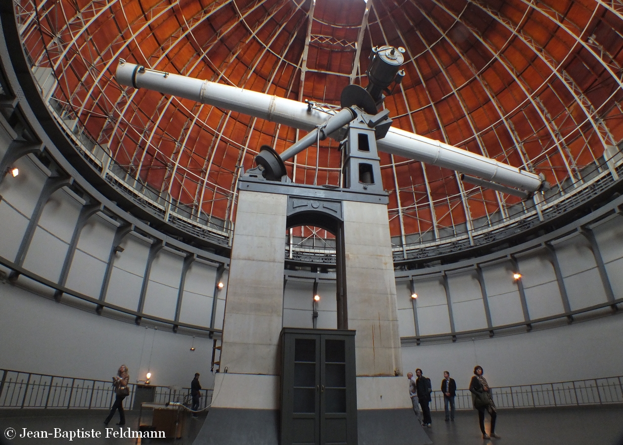 La grande lunette de l'observatoire de Nice