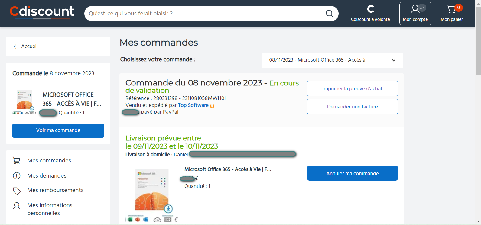  Pack Office 365 A Vie