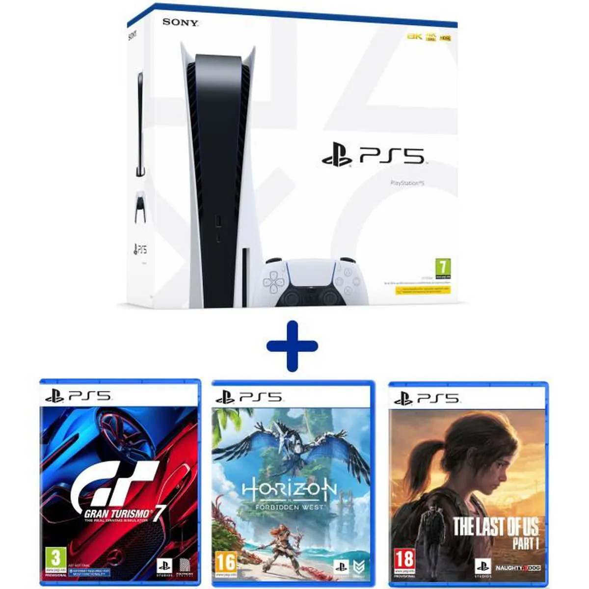 Ne manquez pas cette offre limitée : PS5 + 3 jeux pour 699,99 € © Cdiscount