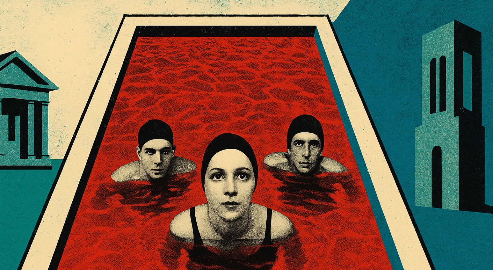 Heerlen et ses plus de 90 000 habitants pourront bientôt profiter d'une piscine hors norme ! © XD, ChatGPT