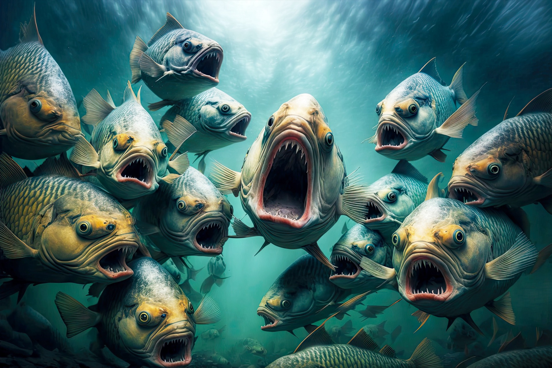 Les piranhas ont réputation bien sombre, mais sont-ils des mangeurs d'Hommes comme le dit la légende ? © Alfazet Chronicles, Adobe Stock