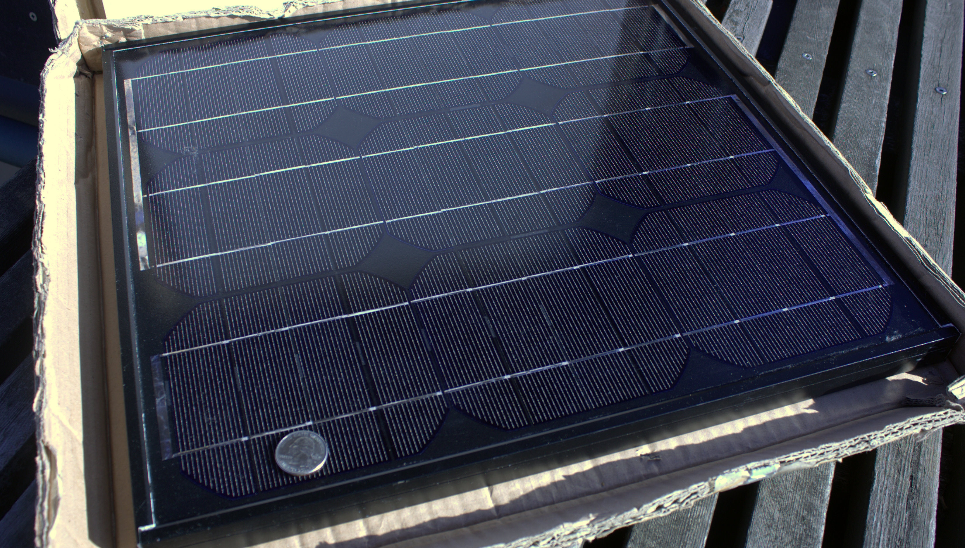 Un panneau solaire peut se faire avec du matériel de récupération. © Sam_churchill, Flickr, CC BY 2.0