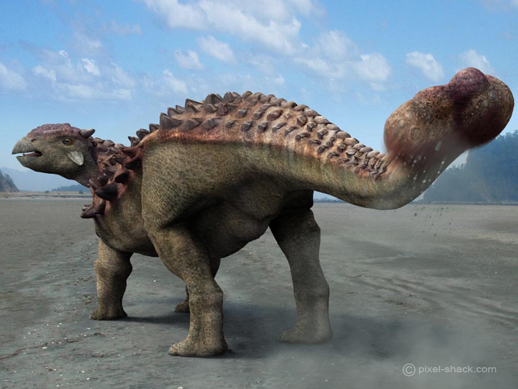 Ankylosaurus. © Courtesy of Jon Hughes, www.pixel-shack.com