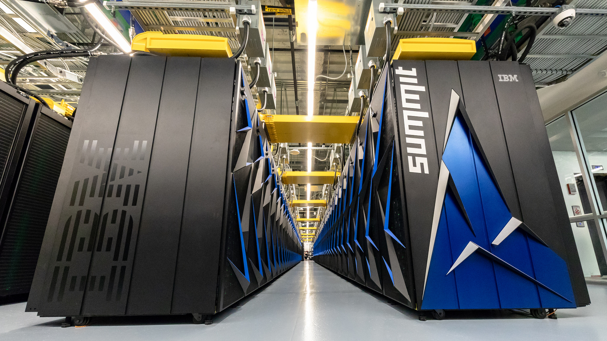 Le Summit d’IBM, l’ordinateur le plus puissant du monde, est capable d’effectuer 122 millions de milliards d’opérations à la seconde. © Oak Ridge National Laboratory, Flickr