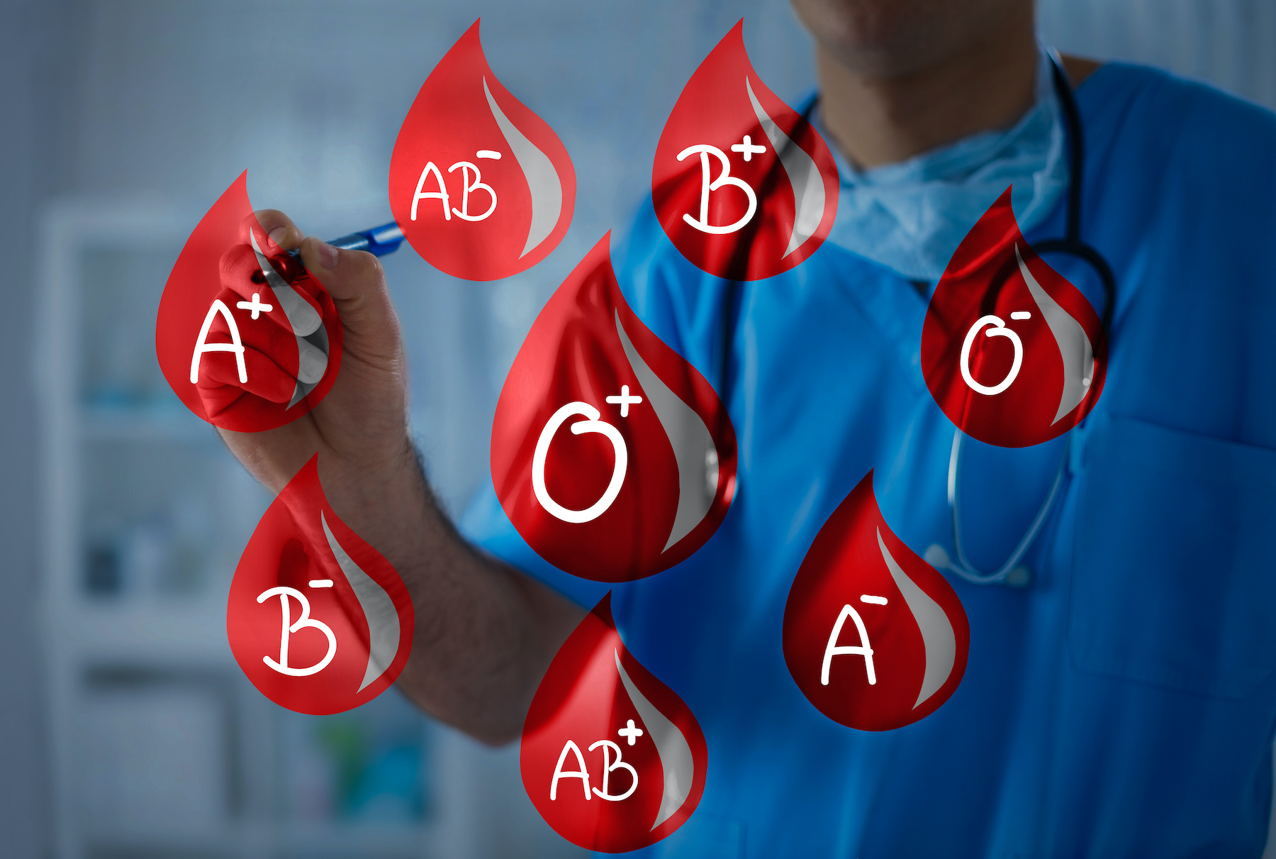 Il existe huit groupes sanguins fondés sur les systèmes ABO et Rhésus. © Cherries, Adobe Stock