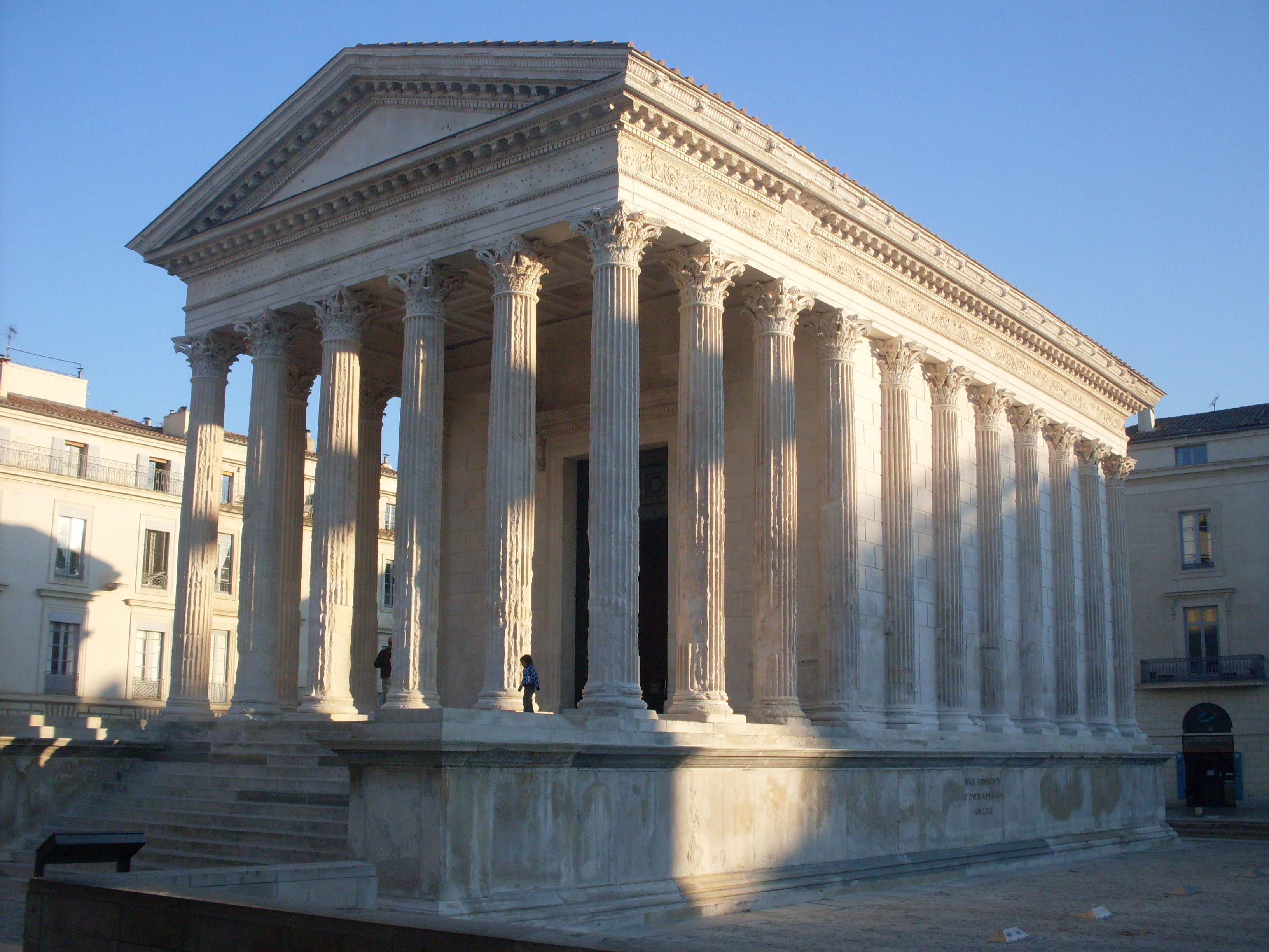 La Maison Carrée de Nîmes. © Danichou, Wikimedia Commons,&nbsp;Domaine Public