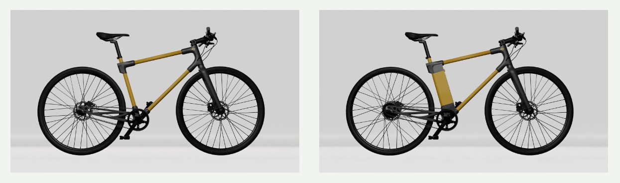 Ref Bikes n’a pas encore dévoilé d’images des versions définitives de ses deux vélos. On ignore également les performances et l’autonomie du modèle électrique. © Ref Bikes