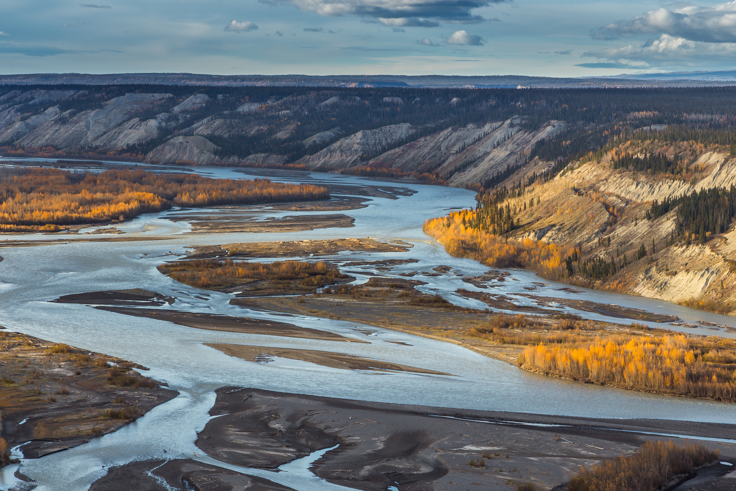 Les rivières sauvages de l'Alaska seraient, elles aussi, menacées par le réchauffement climatique. © Tomasz Wozniak, Adobe Stock