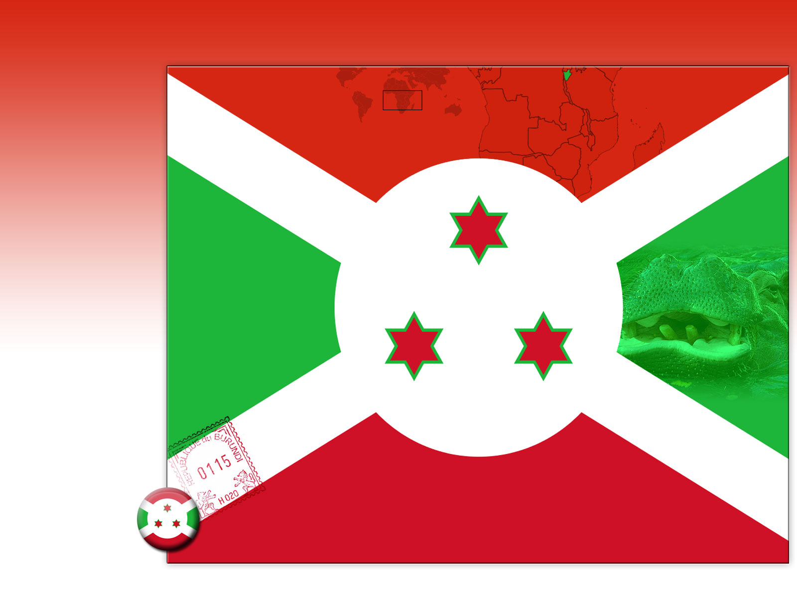 Drapeau : Burundi