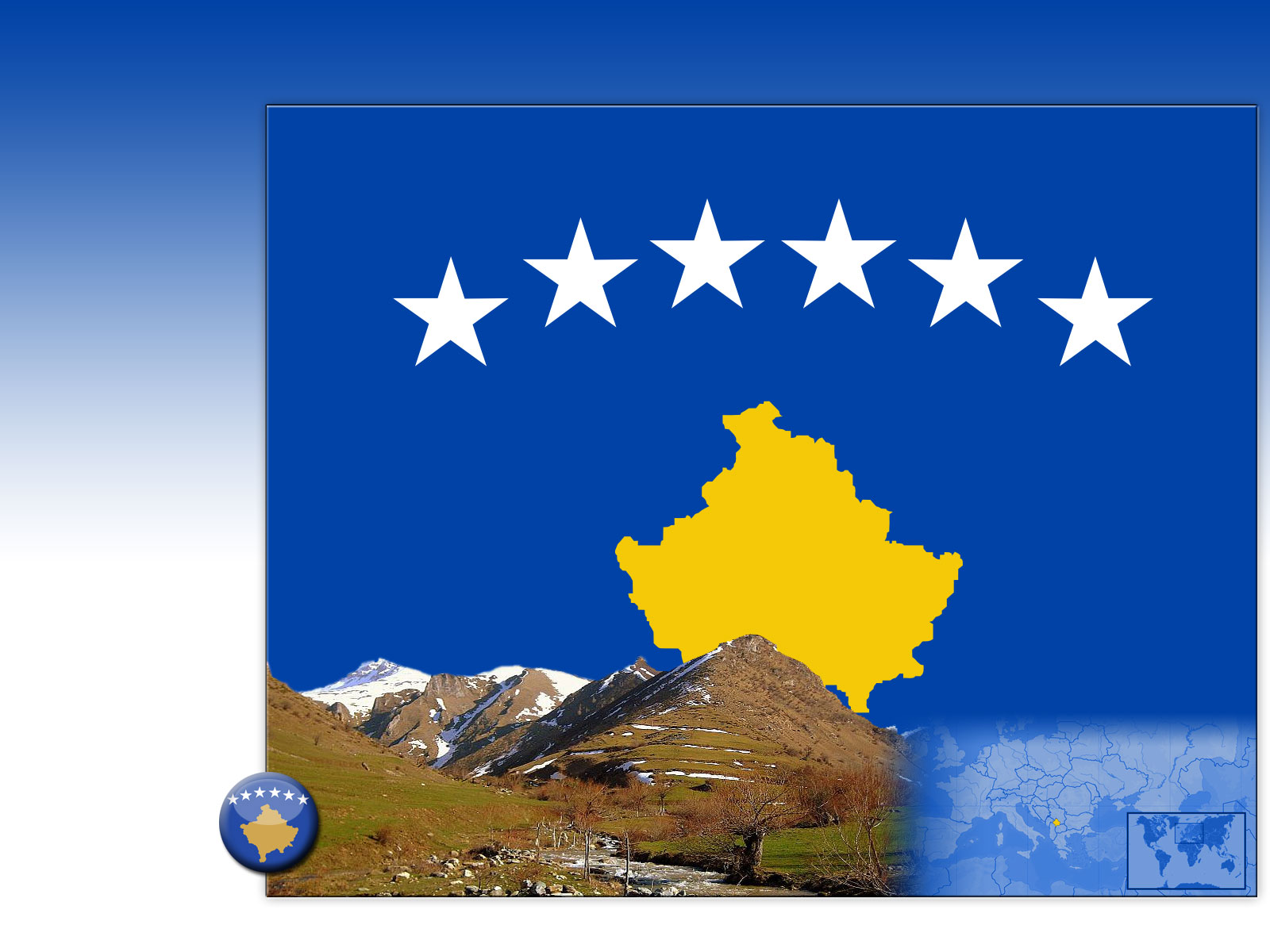 Drapeau : Kosovo