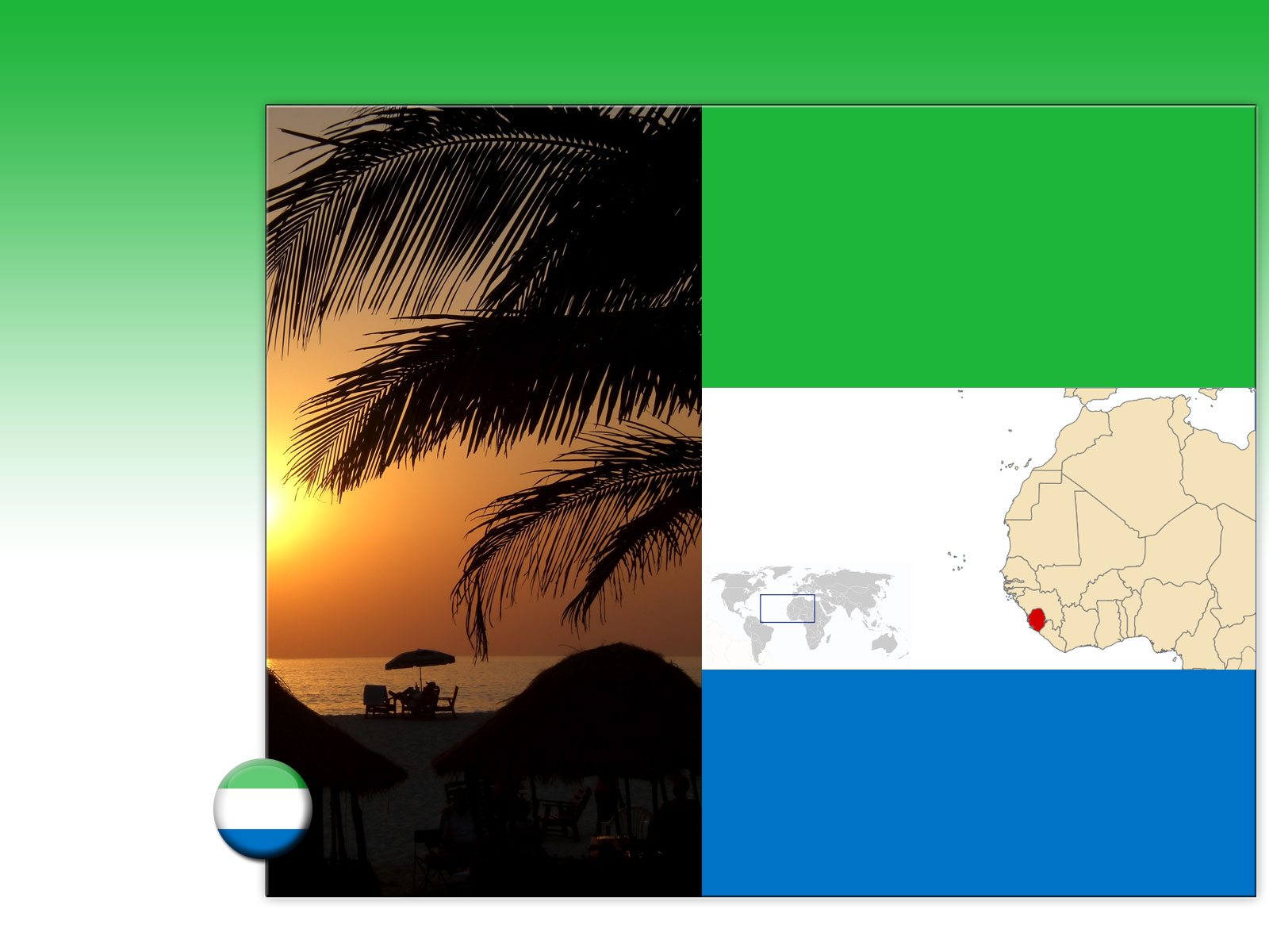 Drapeau : Sierra Leone
