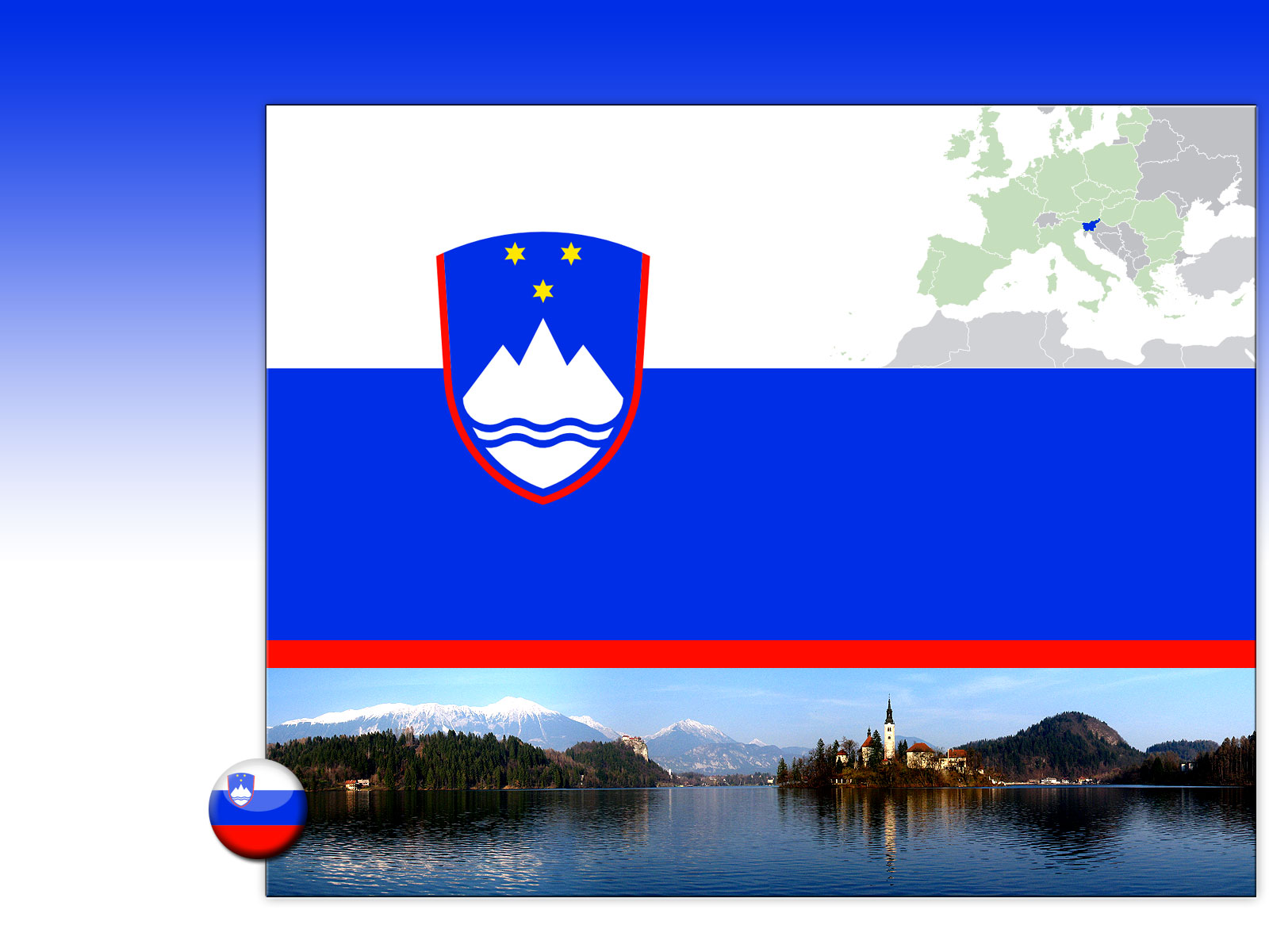 Drapeau : Slovénie