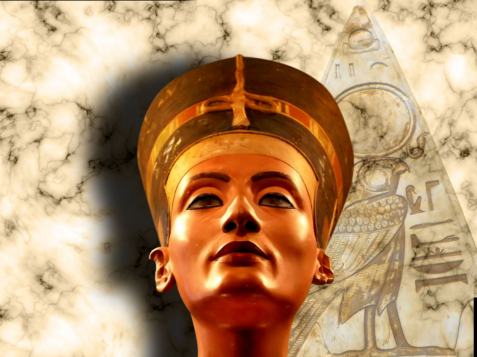 Néfertiti grande épouse royale d'Akhénaton