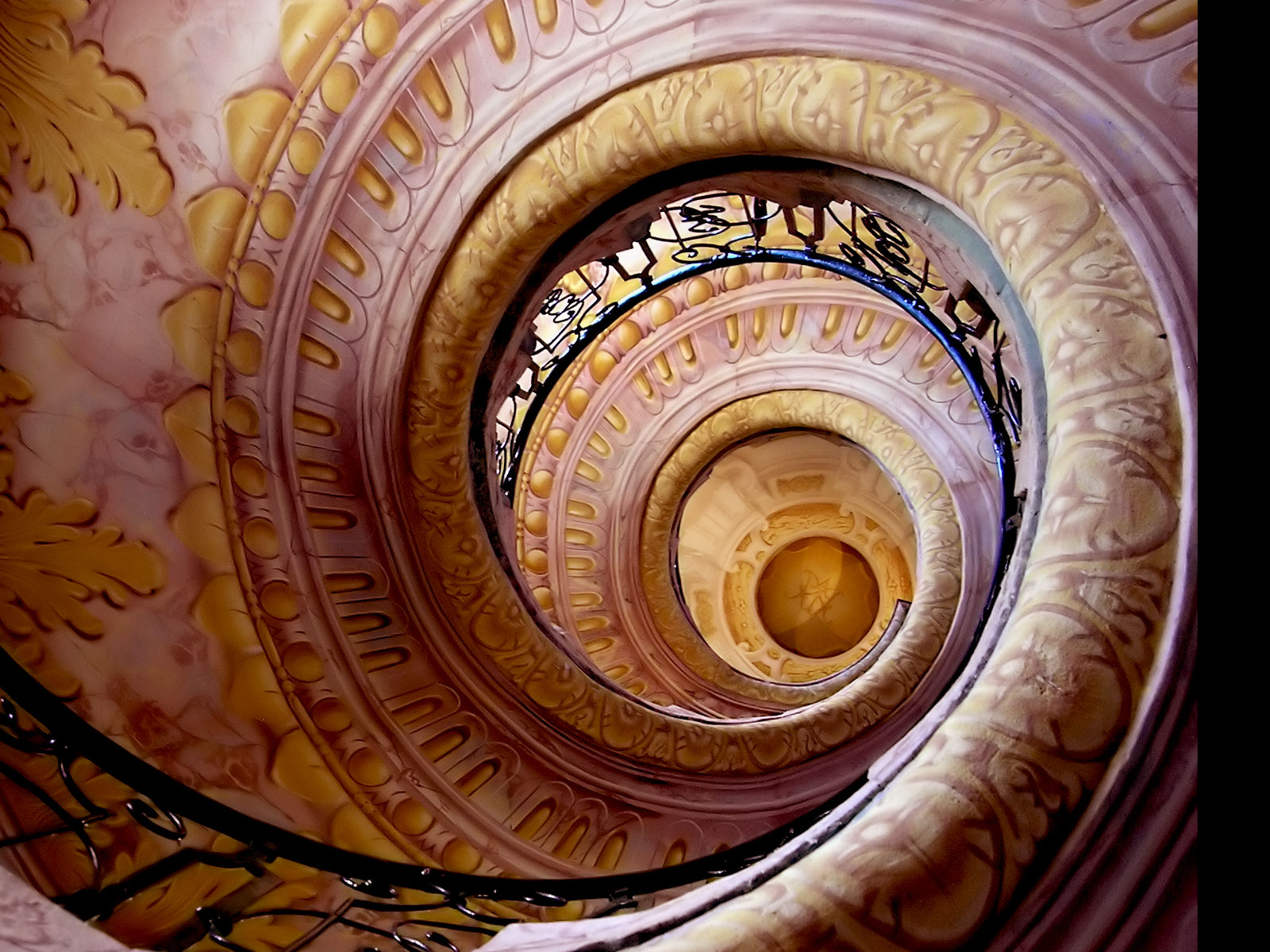 Escalier sublime à Vienne