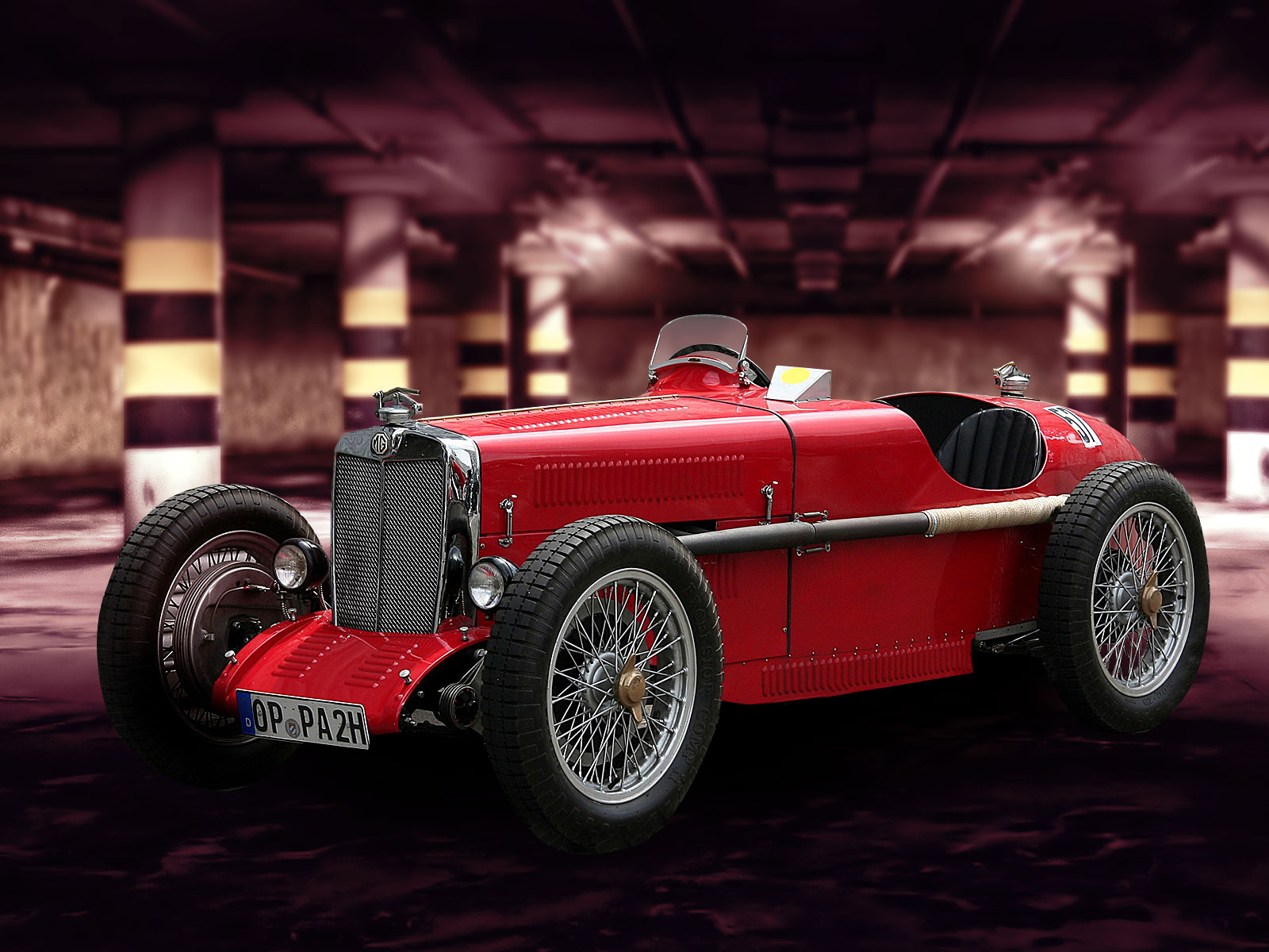 Voiture une "spéciale" six cylindres MG PA, 1300 cm³ Morris Garage PA