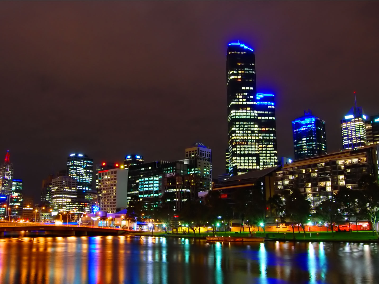 Australie - Melbourne vue de nuit