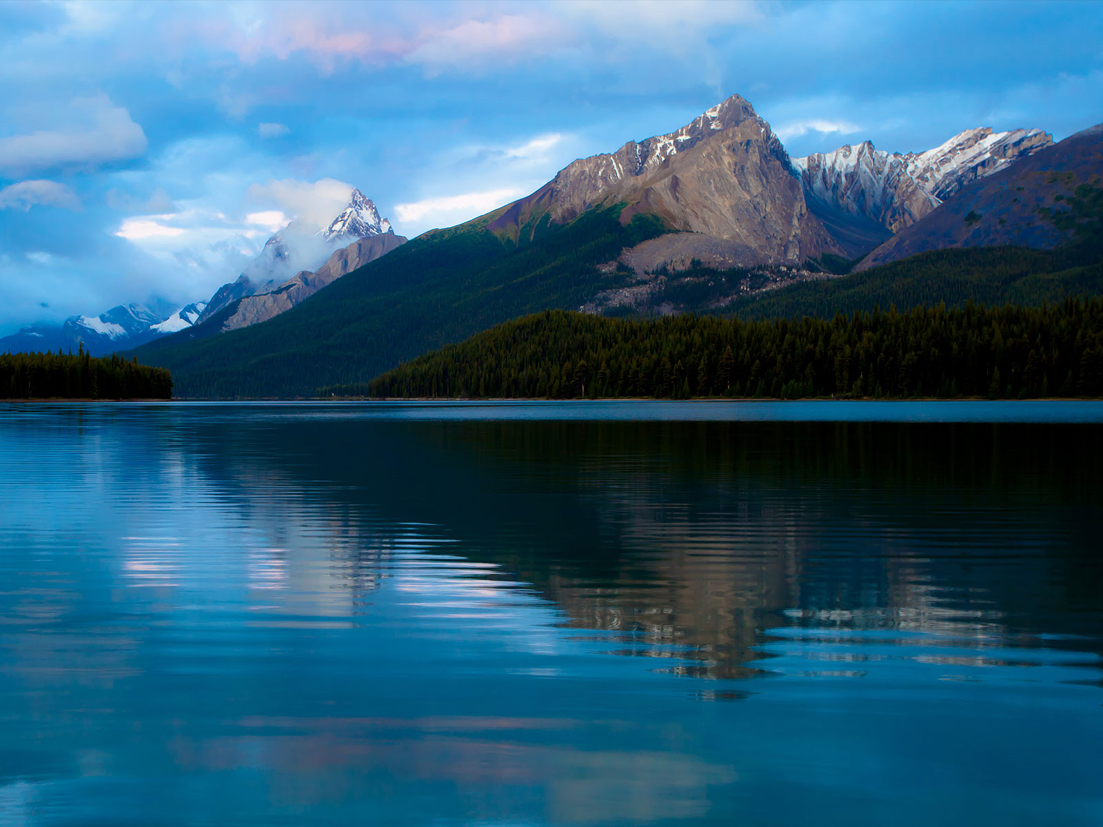 Parc national Jasper et le lac Maligne - Alberta Canada