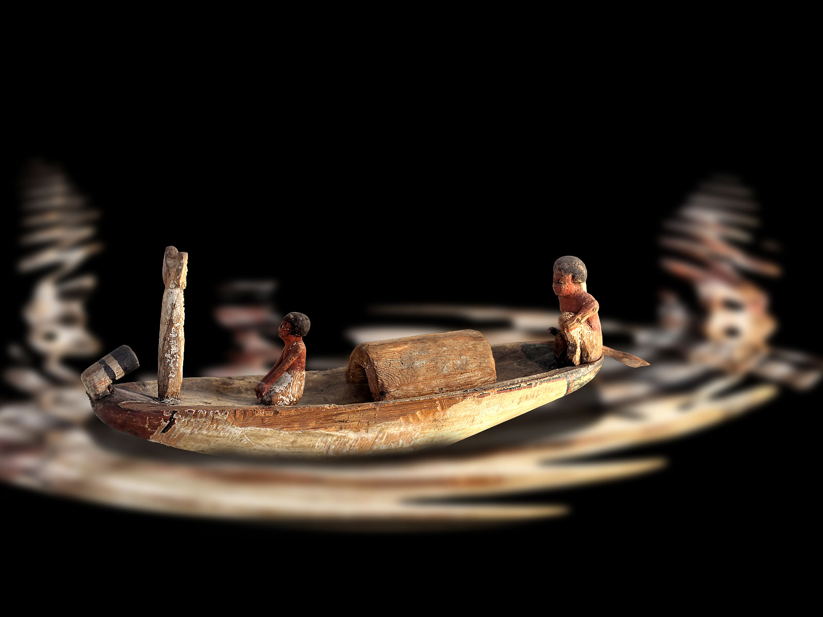 Barque funéraire, Moyen Empire, 12ème dynastie (1990-1786 av. J-C)
