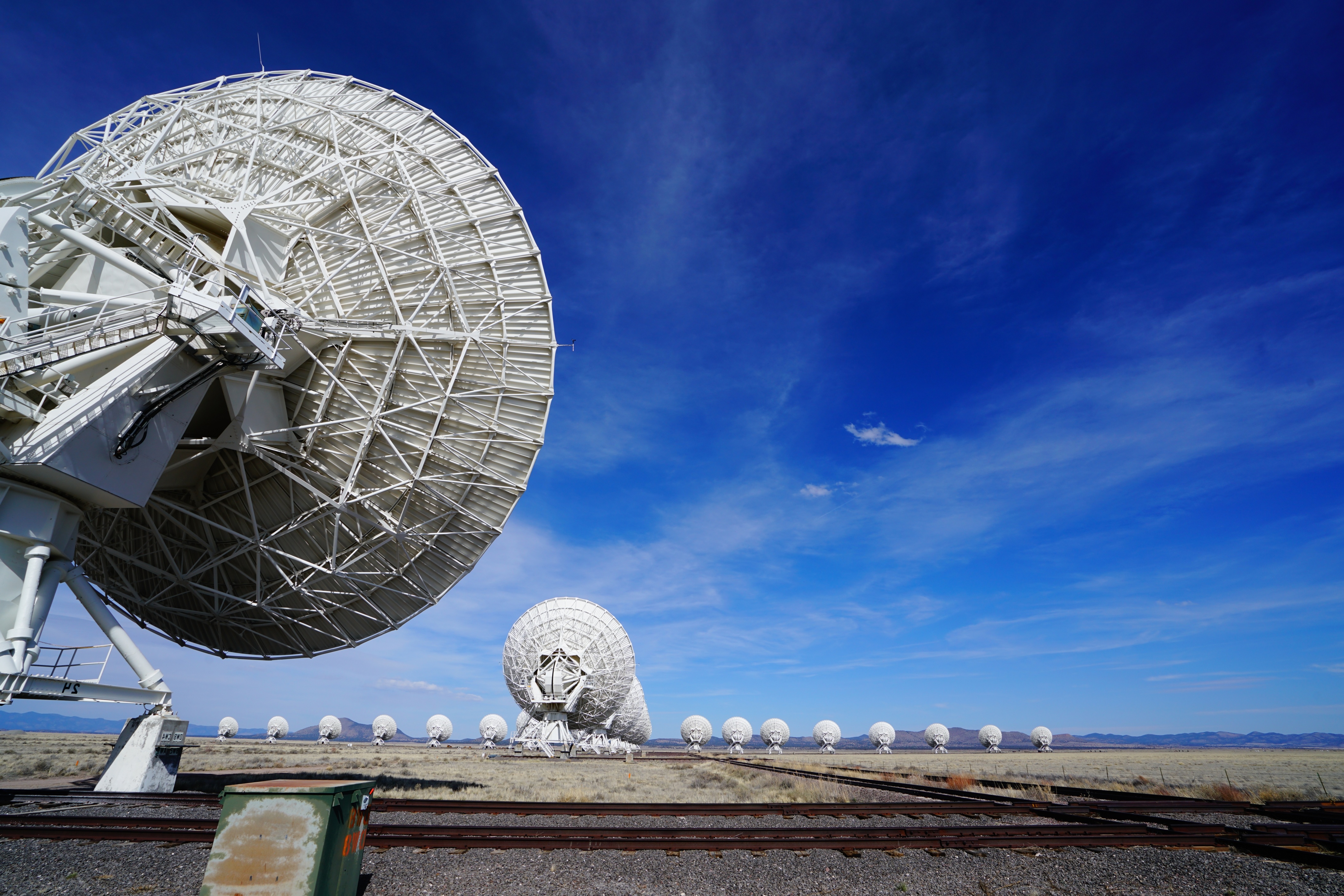 Une vue des radiotélescopes du VLA (Very Large Array) utilisés (entre autres) dans le cadre du programme Seti. © Fotolia PhotoElite