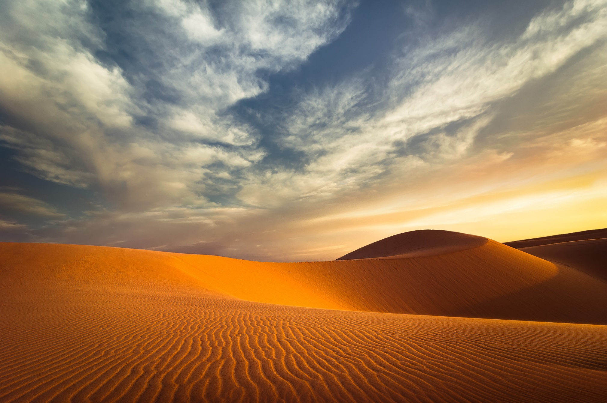 Les émissions de poussières sahariennes ont différents effets, sur la santé humaine mais aussi sur le climat. Ils sont eux-mêmes influencés par de grands phénomènes météorologiques à l'échelle de la planète, comme El Niño. © Perfect Lazybones, Shutterstock