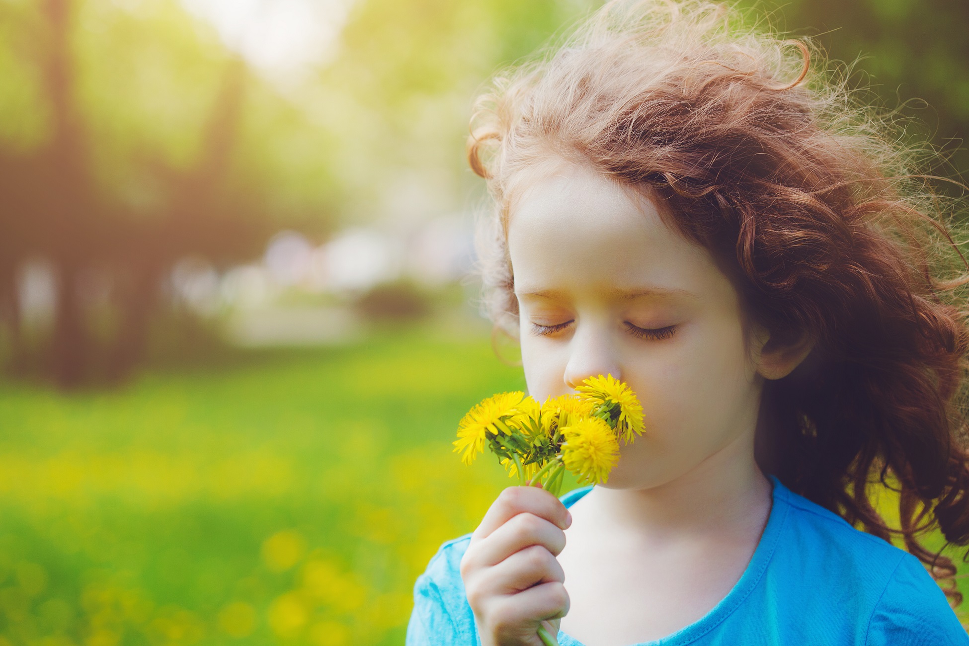 Des allergènes, comme les pollens, peuvent favoriser la crise d’asthme. © Yuliya Evstratenko, Shutterstock