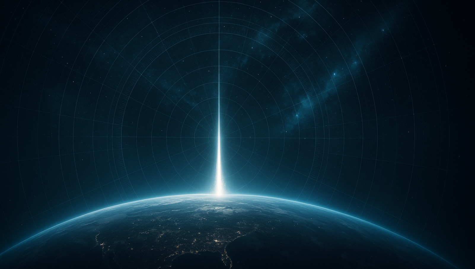Des chercheurs de l’université de Manchester (Royaume-Uni) estiment que les signaux des radars de nos aéroports pourraient être détectables par une intelligence extraterrestre jusqu’à 200 années-lumière de notre Terre. © XD avec Grok 4