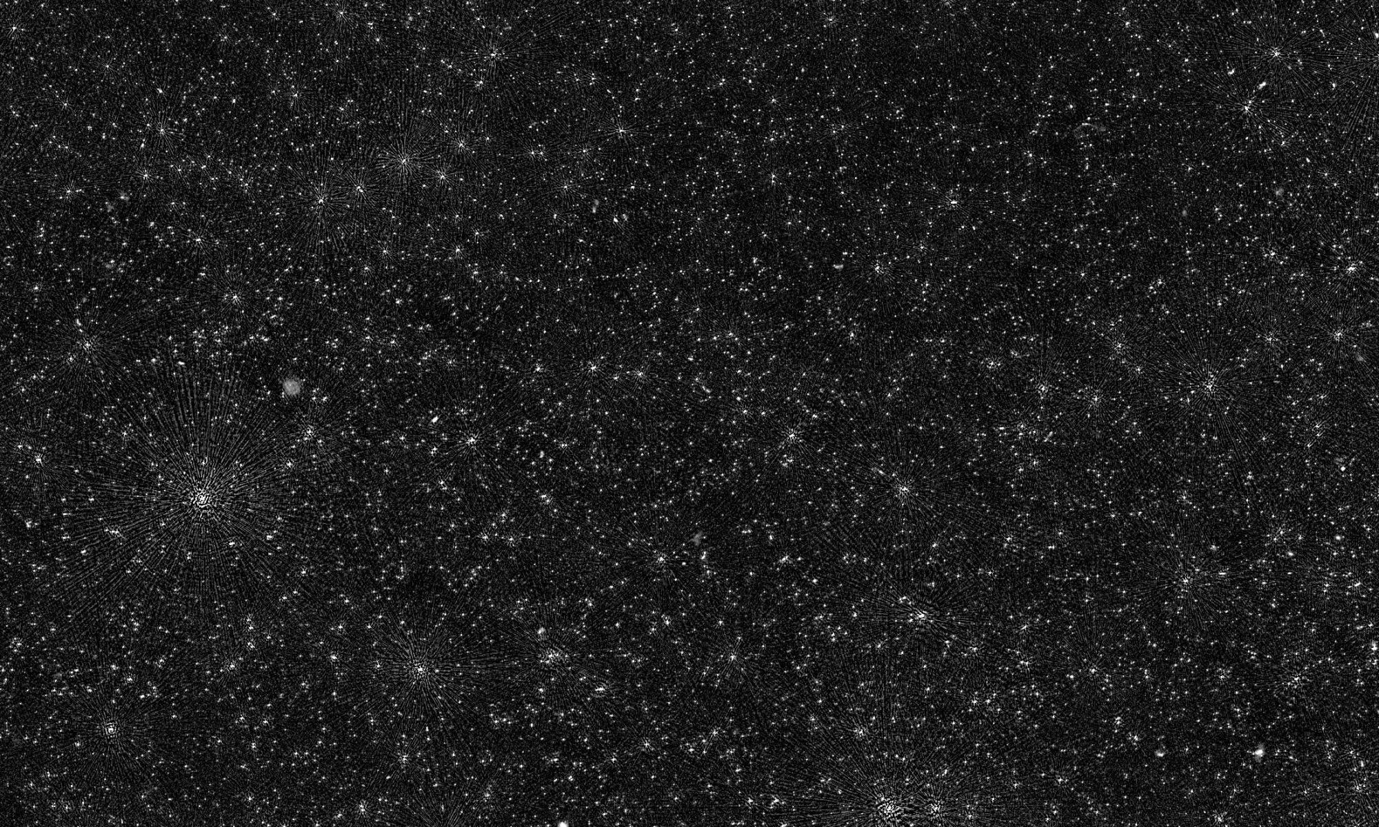 Pas moins de 25.000 trous noirs supermassifs sont épinglés sur ce relevé d'une partie du ciel boréal.&nbsp;© Lofar, LOL Survey