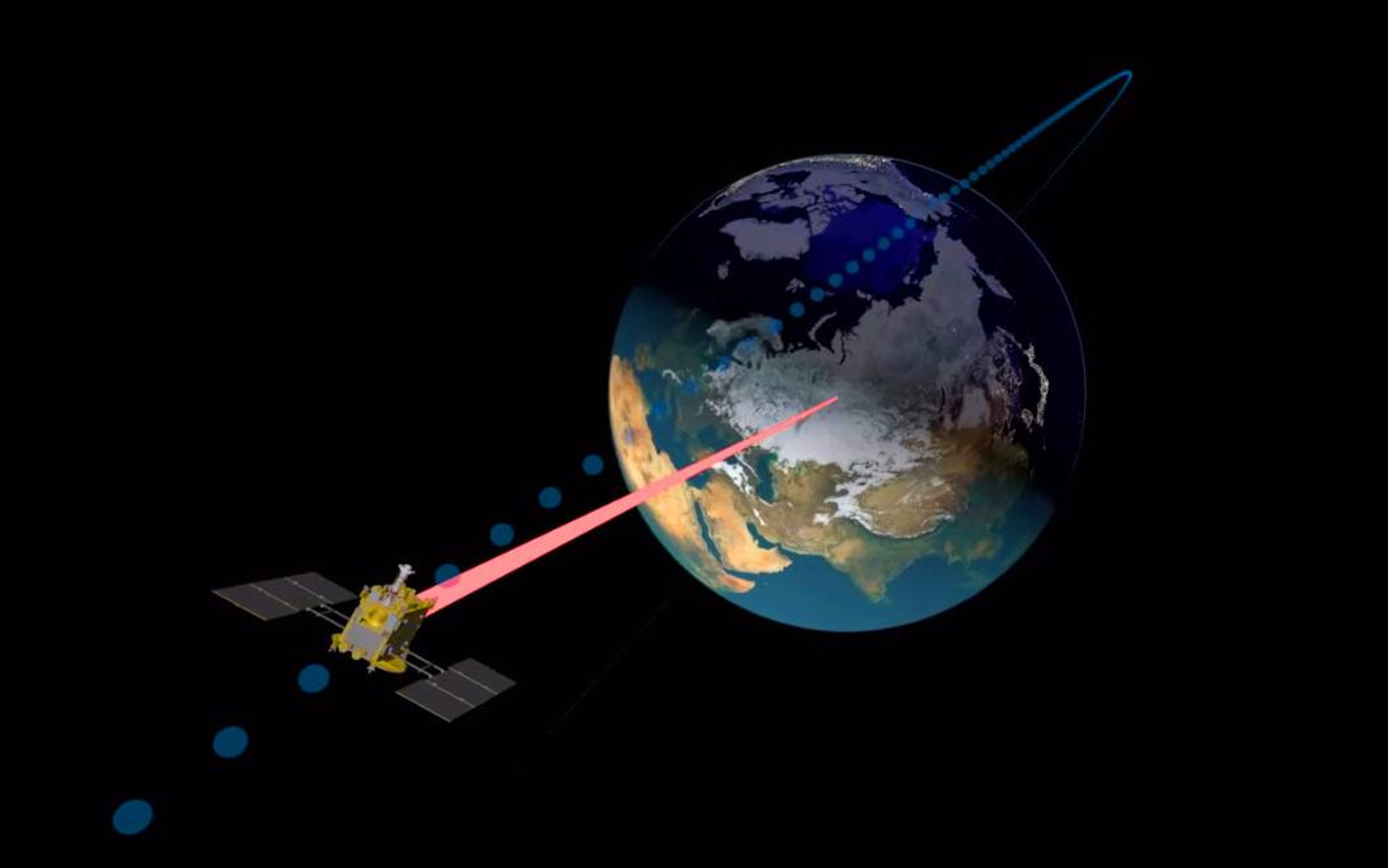 La sonde Hayabusa-2 s'est rapprochée de la Terre et l'a survolée pour mieux prendre de l'élan et poursuivre son voyage vers l'astéroïde Ryugu. © Jaxa