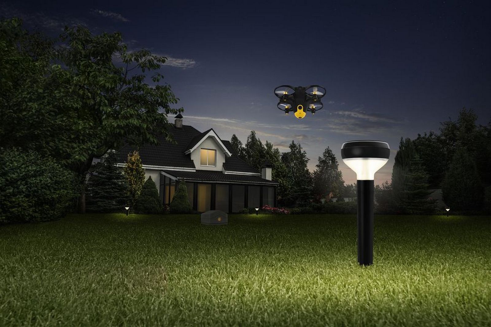 Le système de surveillance par drone de Sunflower Labs. © Sunflower Labs