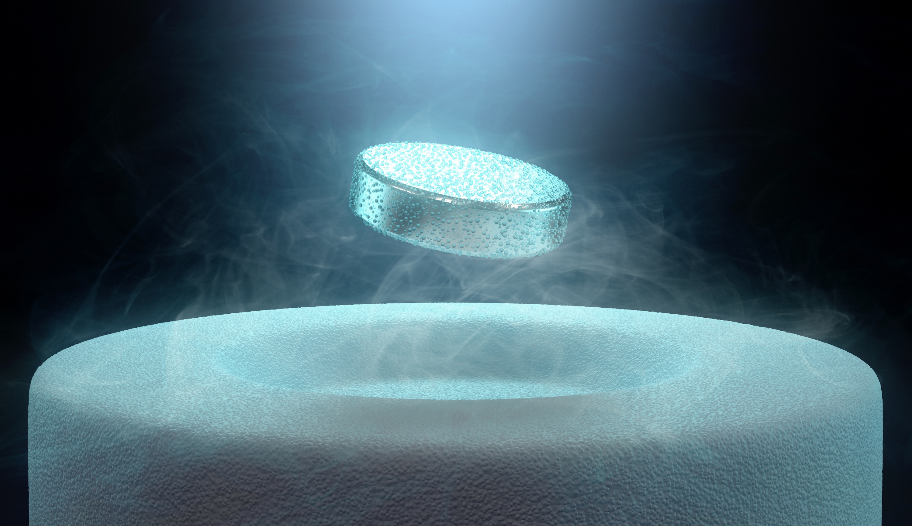 Illustration de la superconductivitié. © ktsdesign, Adobe Stock