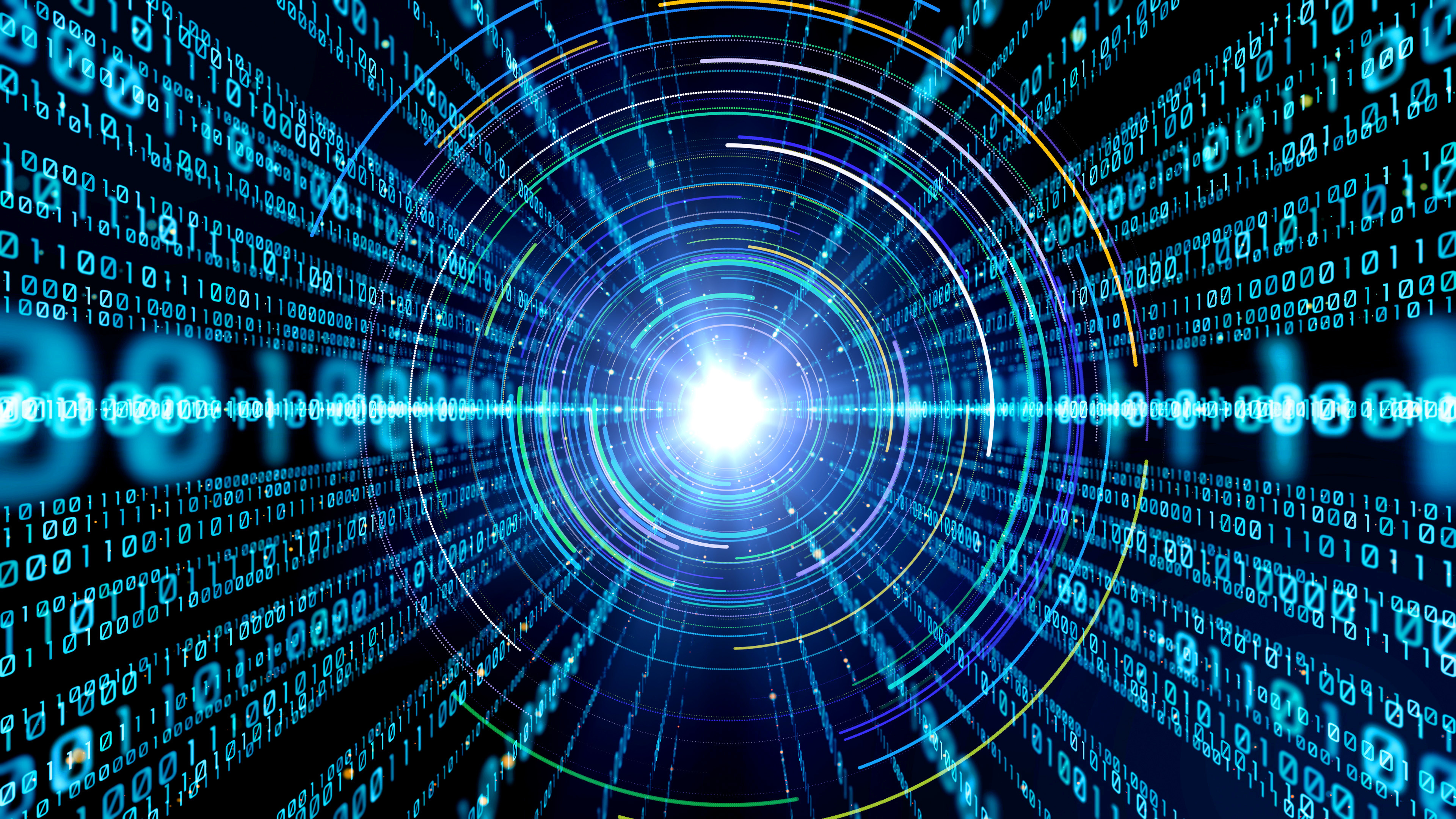 Une vue d'artiste de l'internet quantique depuis l'espace. © metamorworks, Adobe Stock