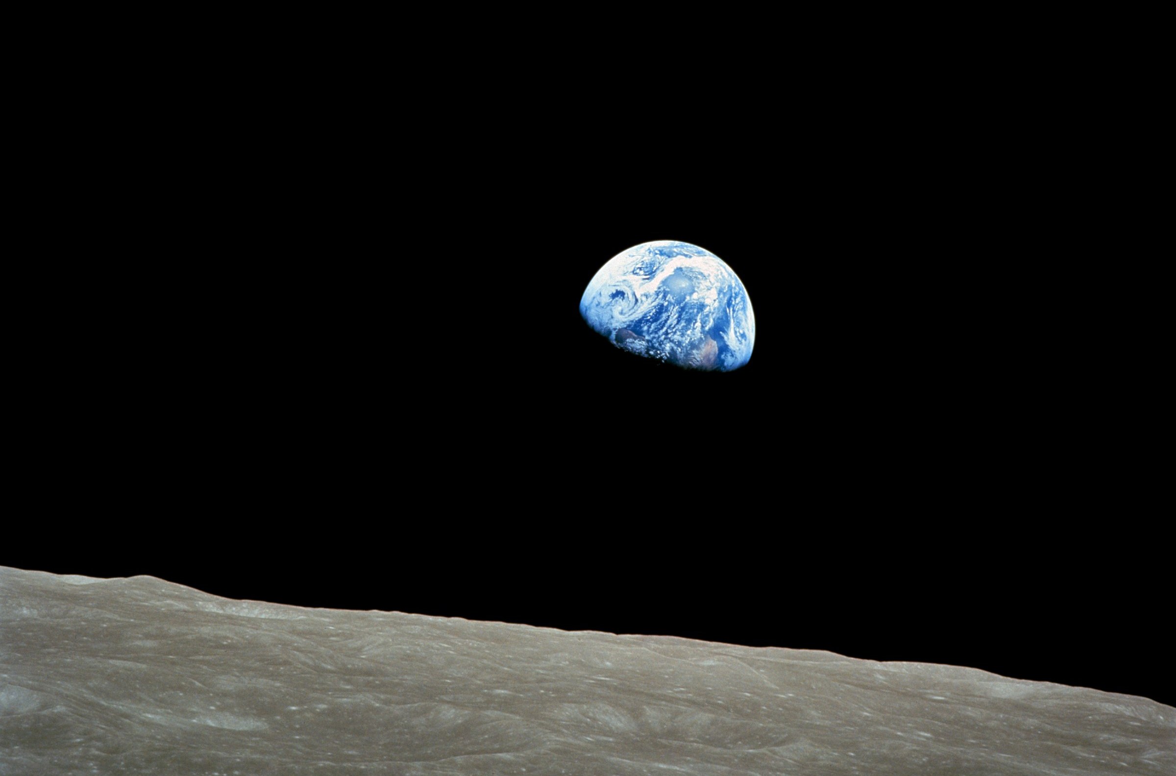 Une des mythiques images du programme Apollo, en l'occurrence, d'Apollo 8. ©&nbsp;Nasa
