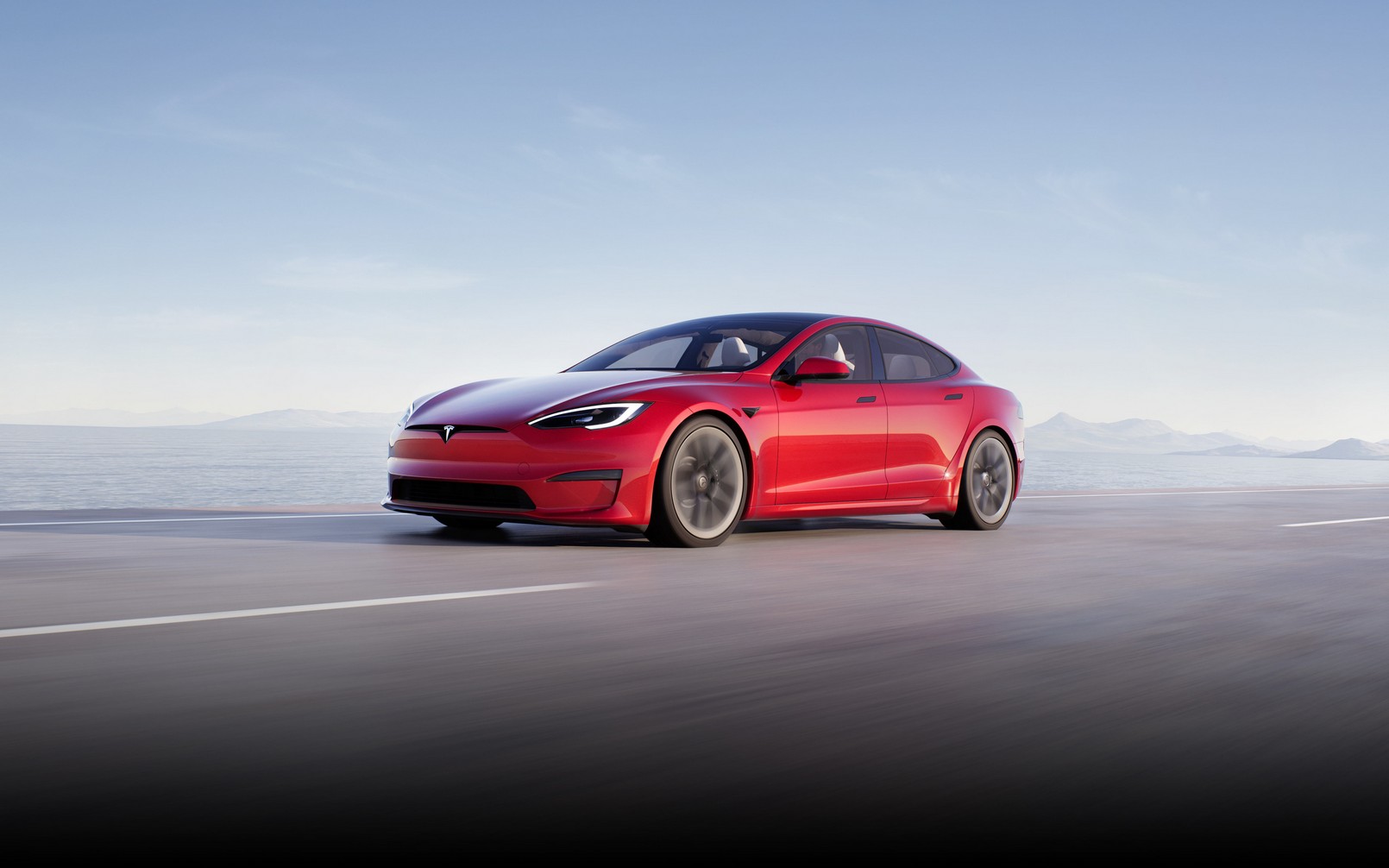 A l’origine, la Tesla Model S était produite en une version de batterie qui pouvait par la suite être déverrouillée par mise à jour logicielle. © Tesla