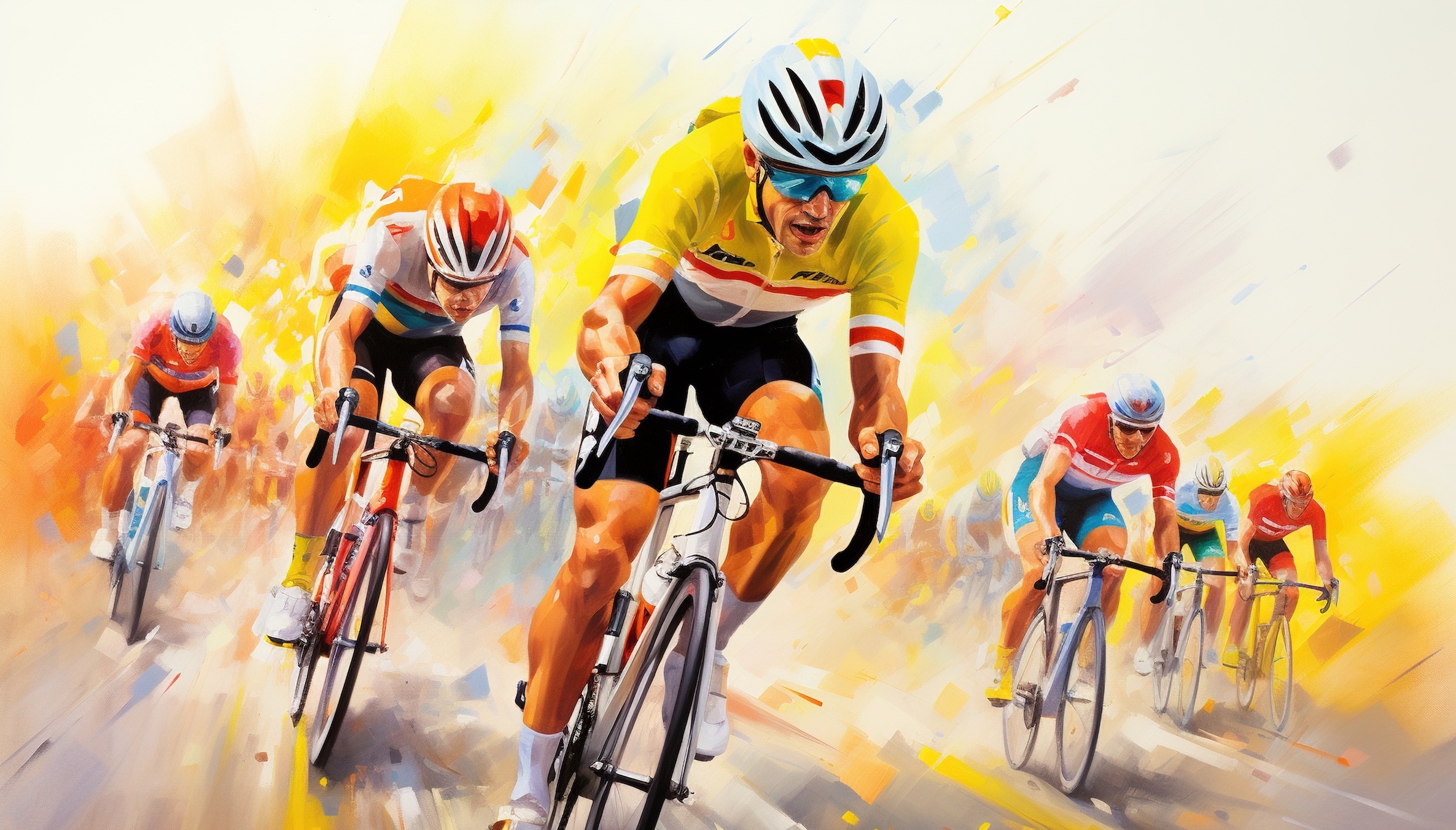 Les performances du vainqueur du tour de France interrogent. © Bargais, Adobe Stock (Illustration du tour de France réalisée par IA.)