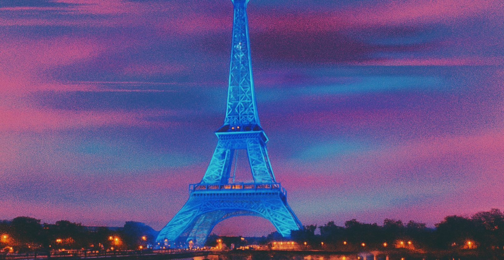 La Tour Eiffel a changé de couleur ce dimanche soir en raison d'un sommet sur l'océan. Image d'illustration. © XD, Futura avec ChatGPT