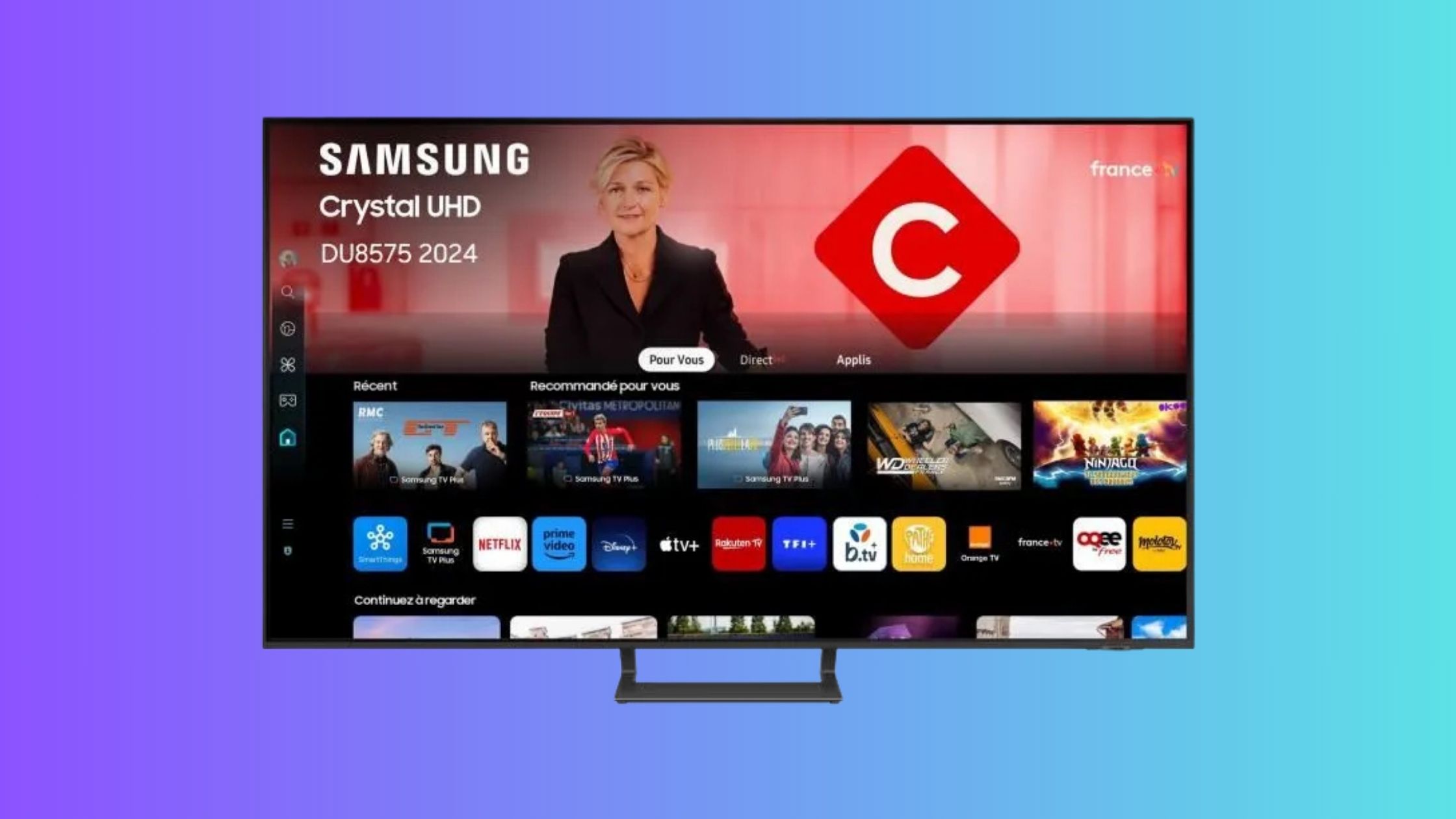 Ne passez pas à côté de cette superbe promo sur Cdiscount et offrez-vous la TV SAMSUNG 75DU8575 à petit prix © Cdiscount