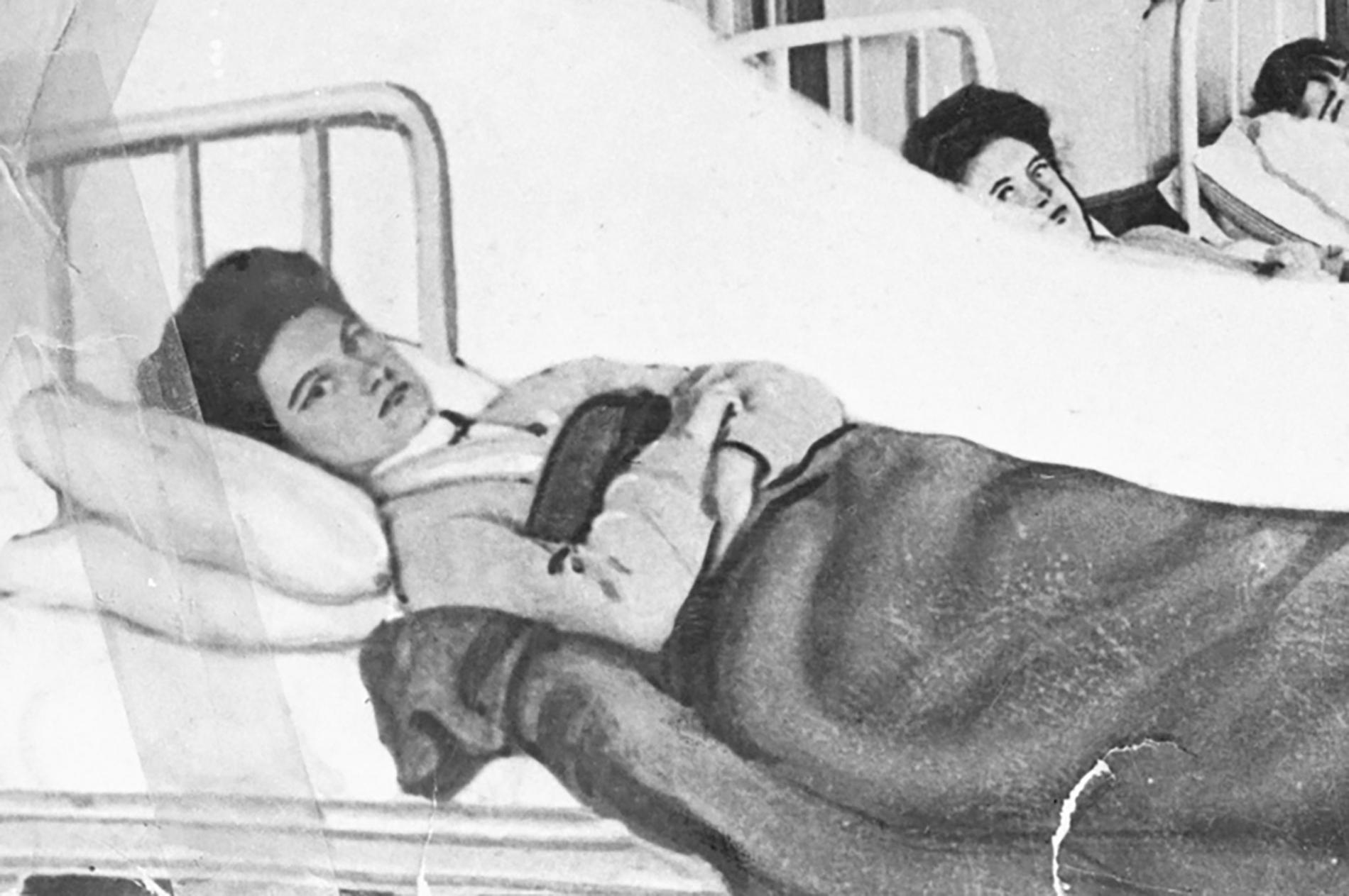 Mary Mallon, mise en quarantaine contre son gré dans l'hôpital de l'île de North Brother. © BETTMANN/GETTY
